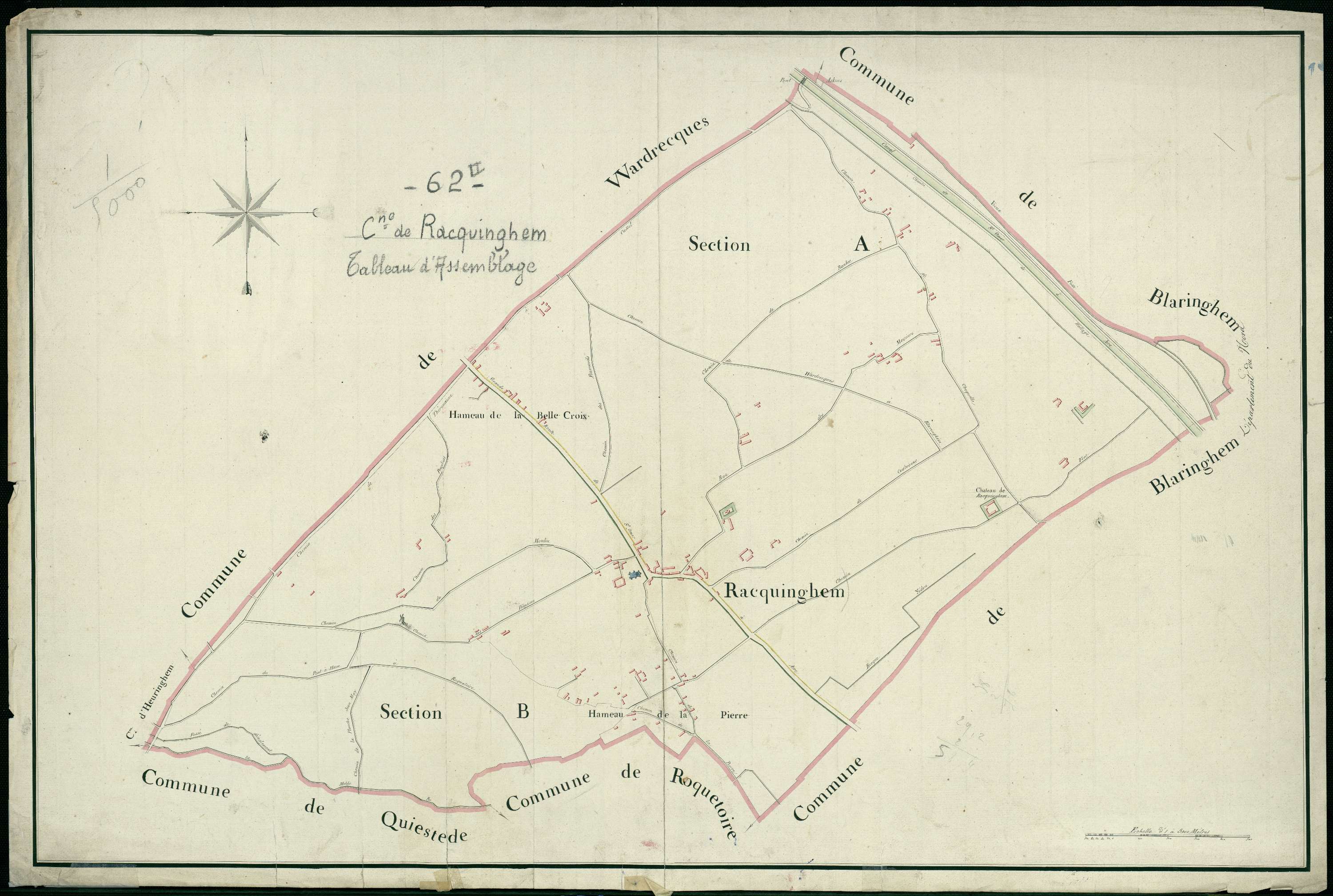 Racquinghem - Tableau d'assemblage