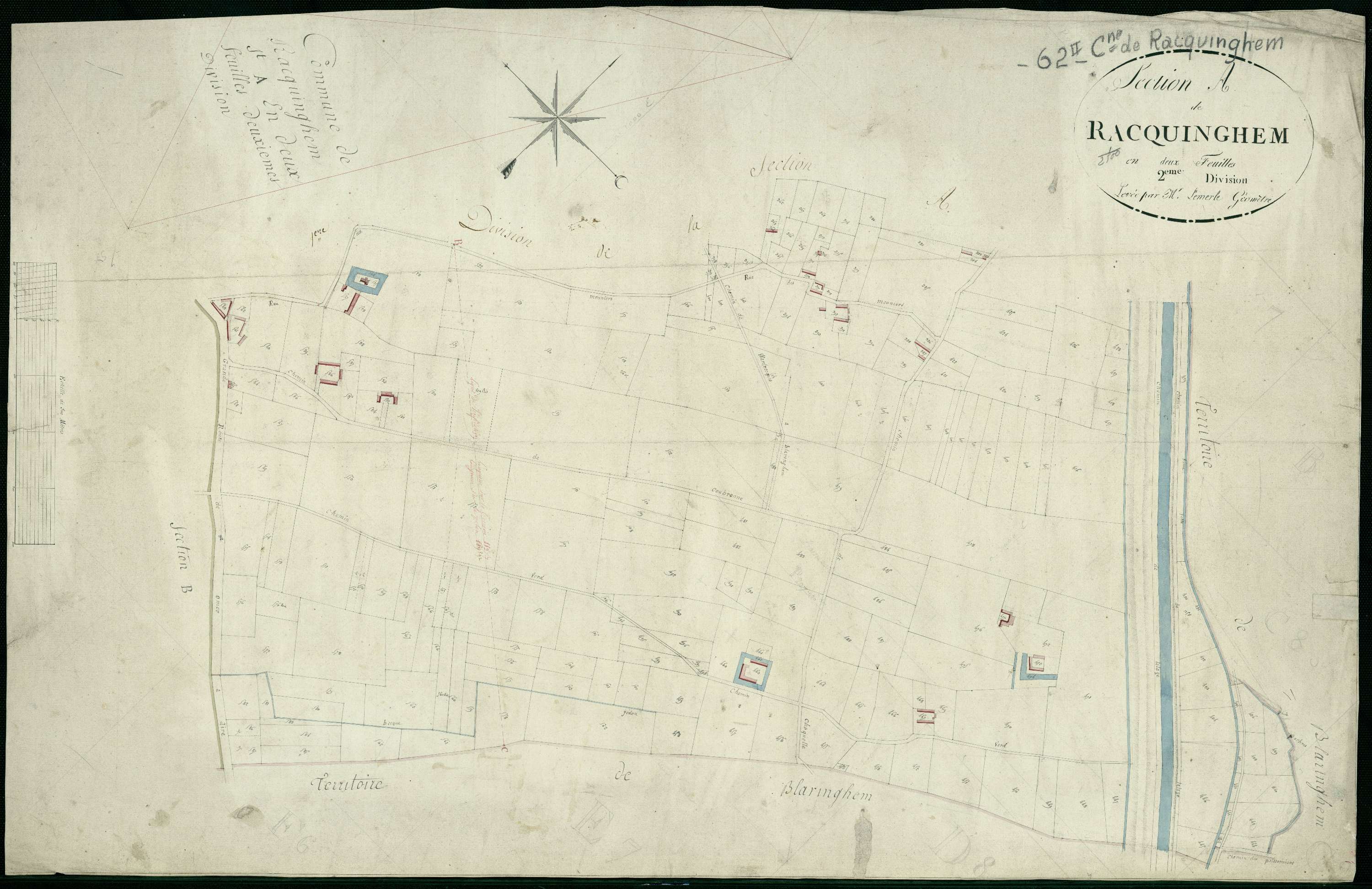 Racquinghem - Section A, 2e feuille