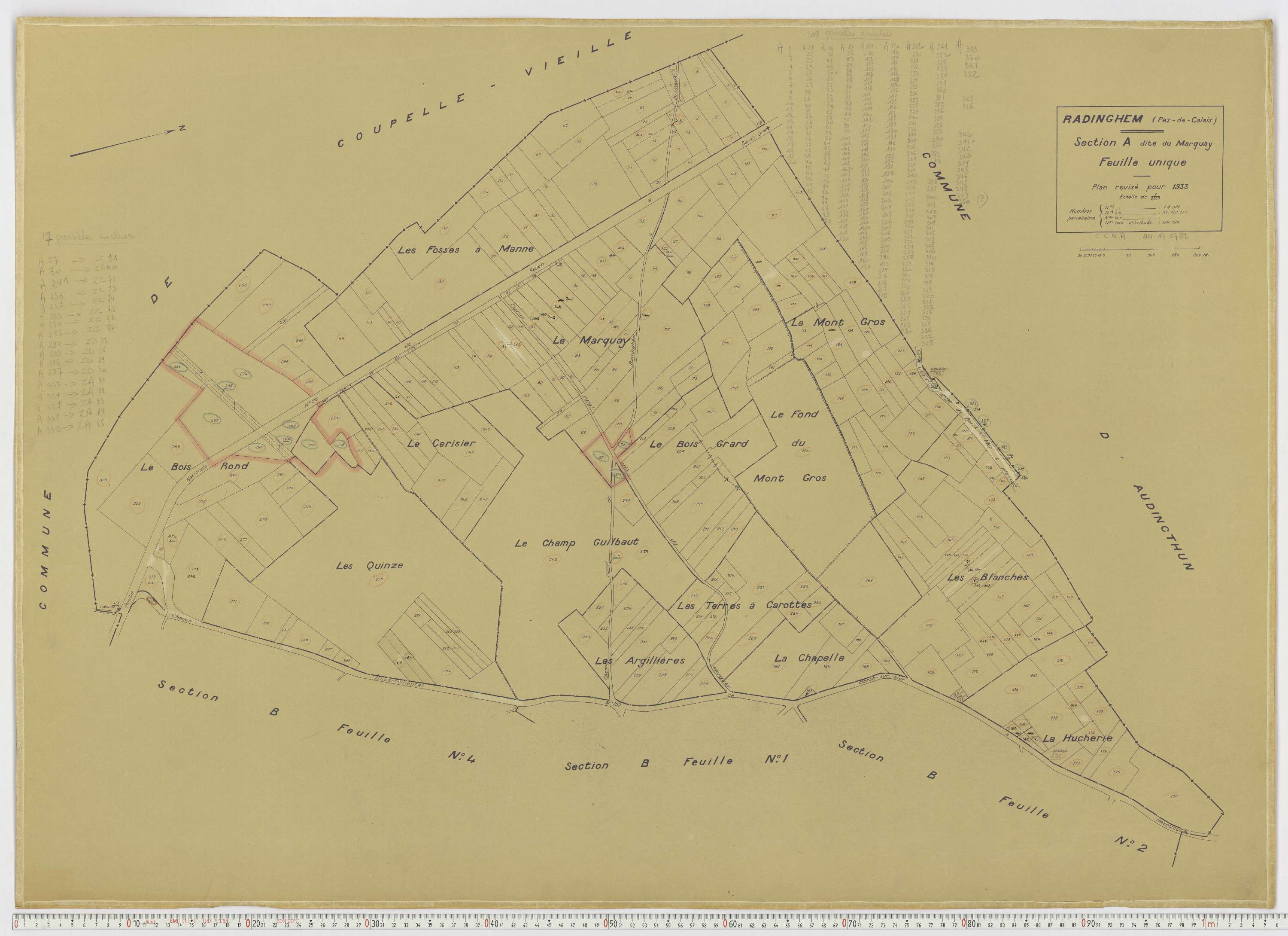 Radinghem - Section A.