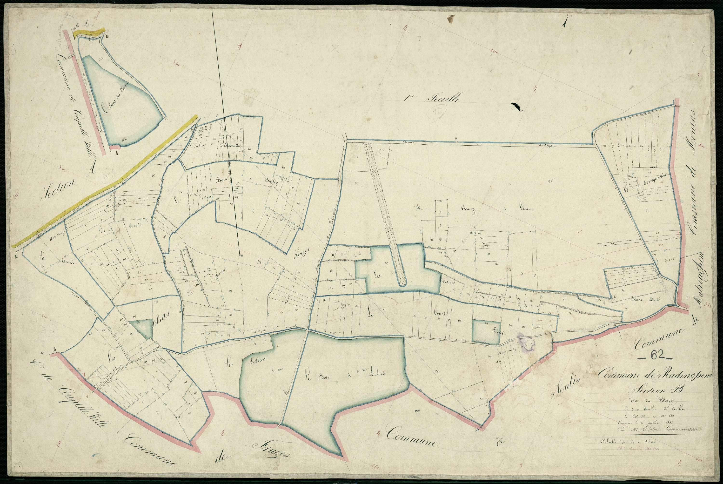 Radinghem - Section B, 2e feuille