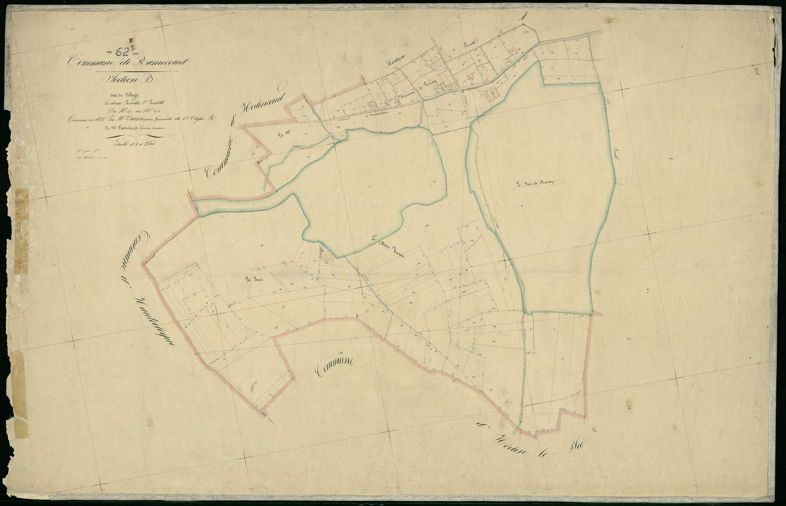 Ramecourt - Section B, 2e feuille