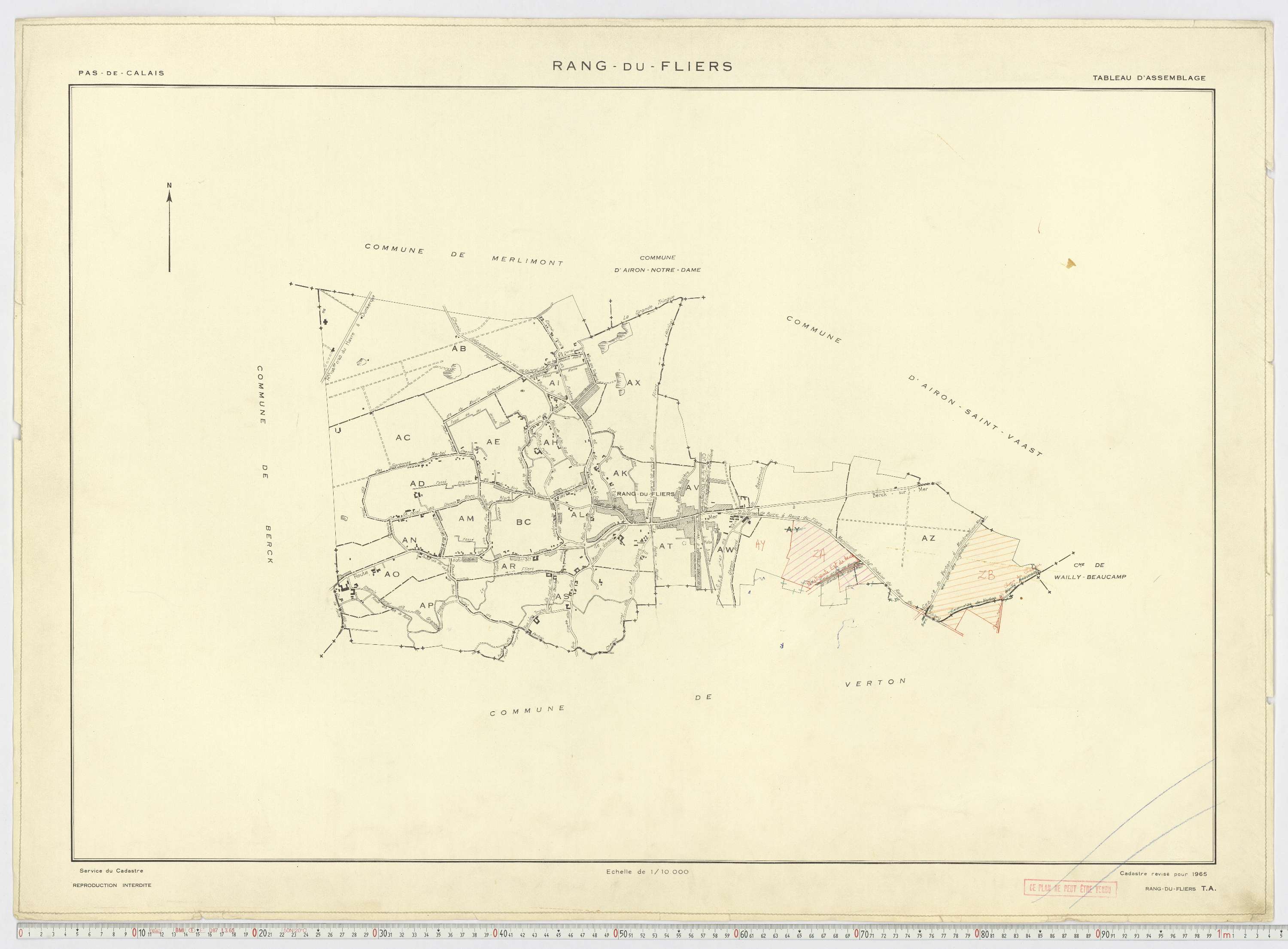 Rang-du-Fliers - Tableau d'assemblage.