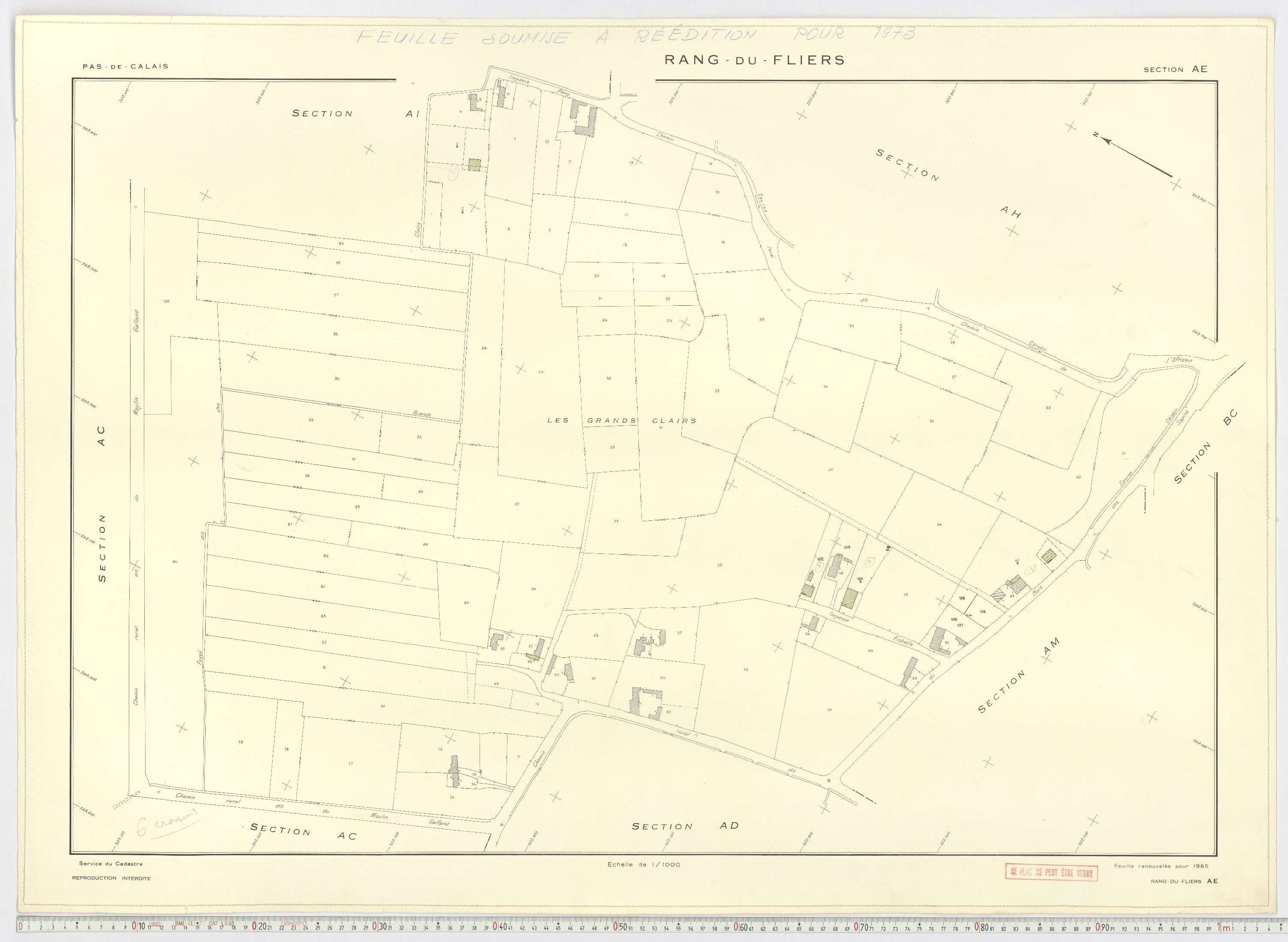 Rang-du-Fliers - Section AE.
