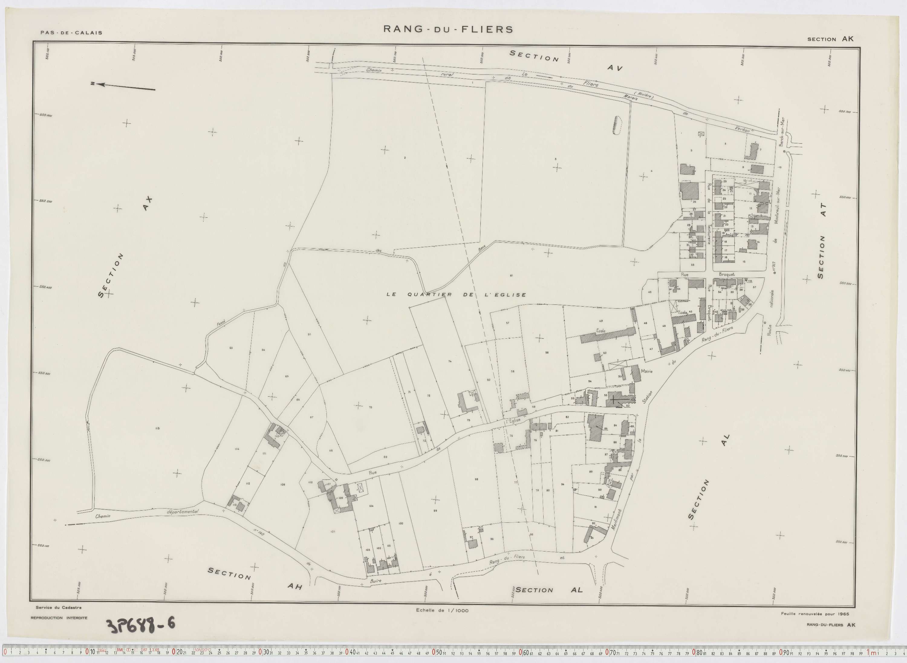Rang-du-Fliers - Section AK.