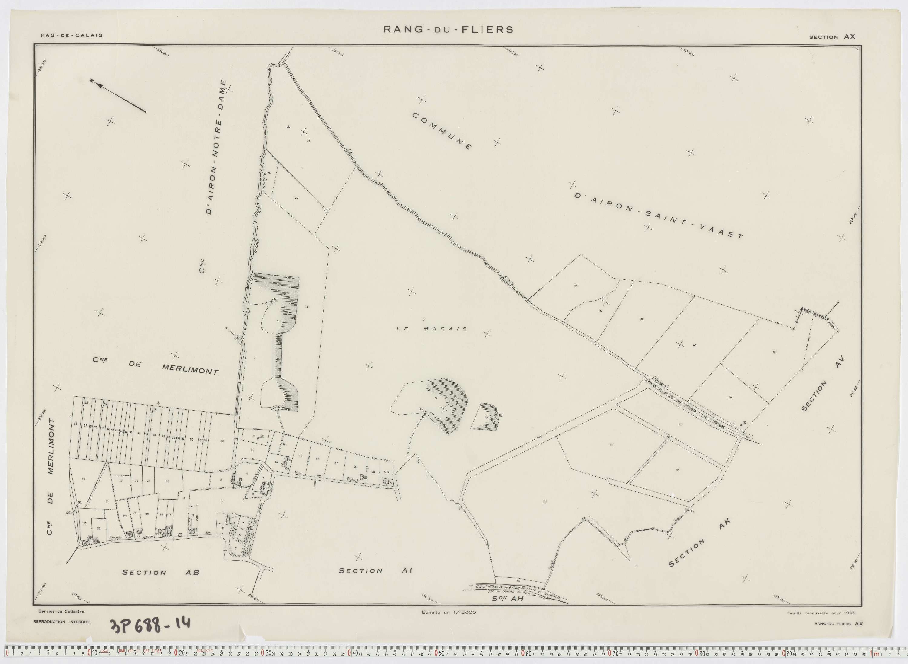 Rang-du-Fliers - Section AX.