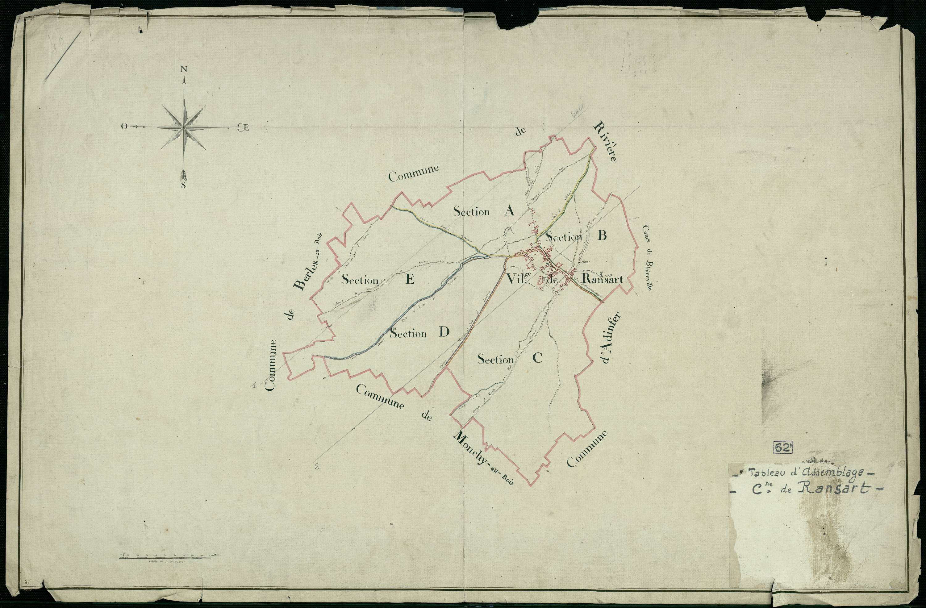 Ransart - Tableau d'assemblage