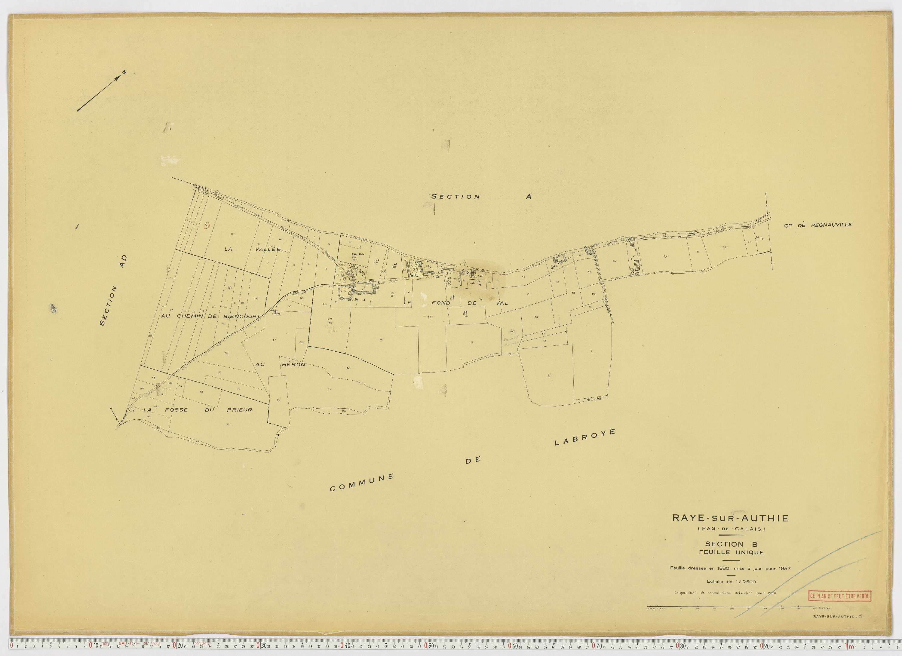 Raye-sur-Authie - Section B.