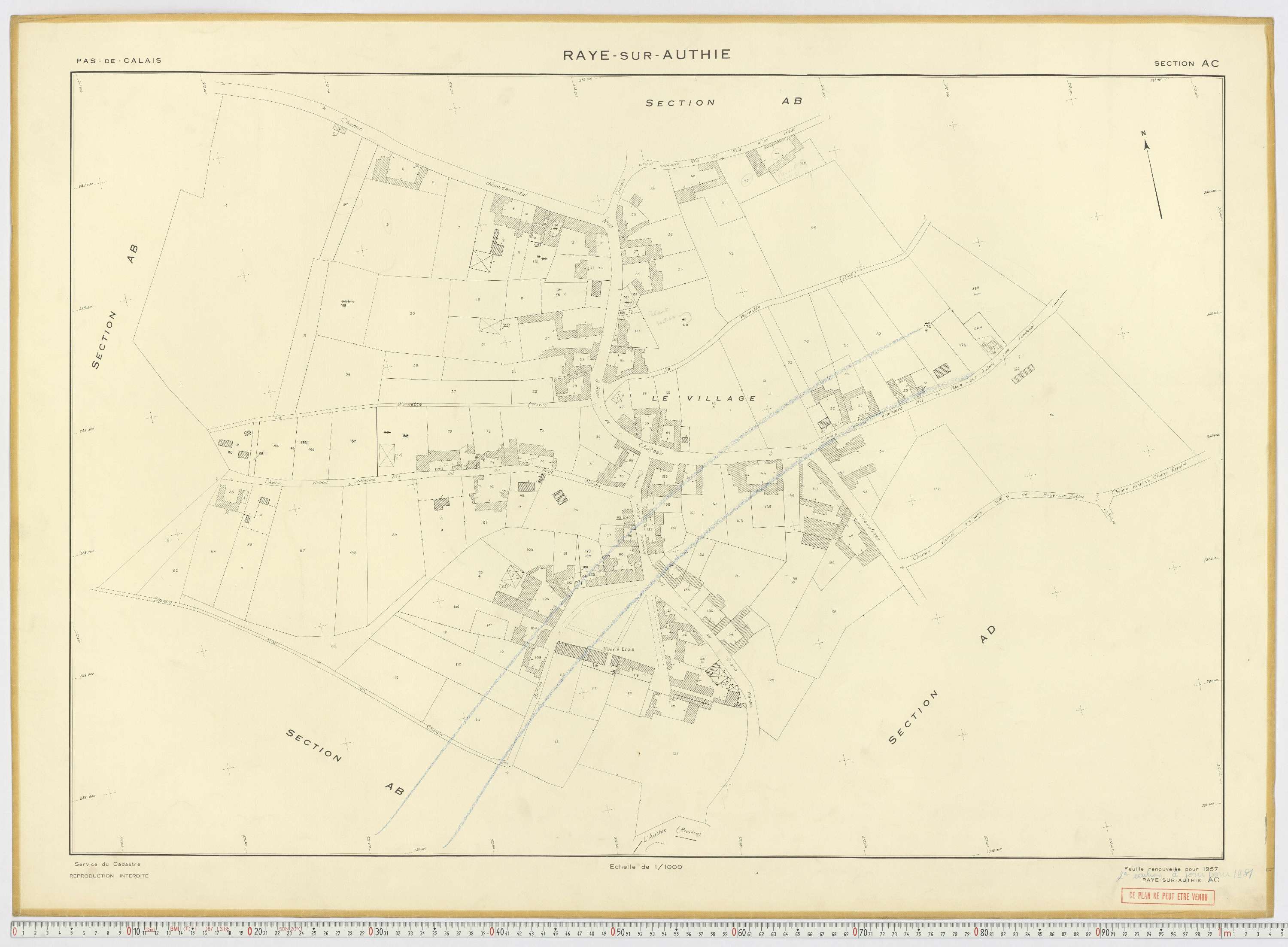 Raye-sur-Authie - Section AC.