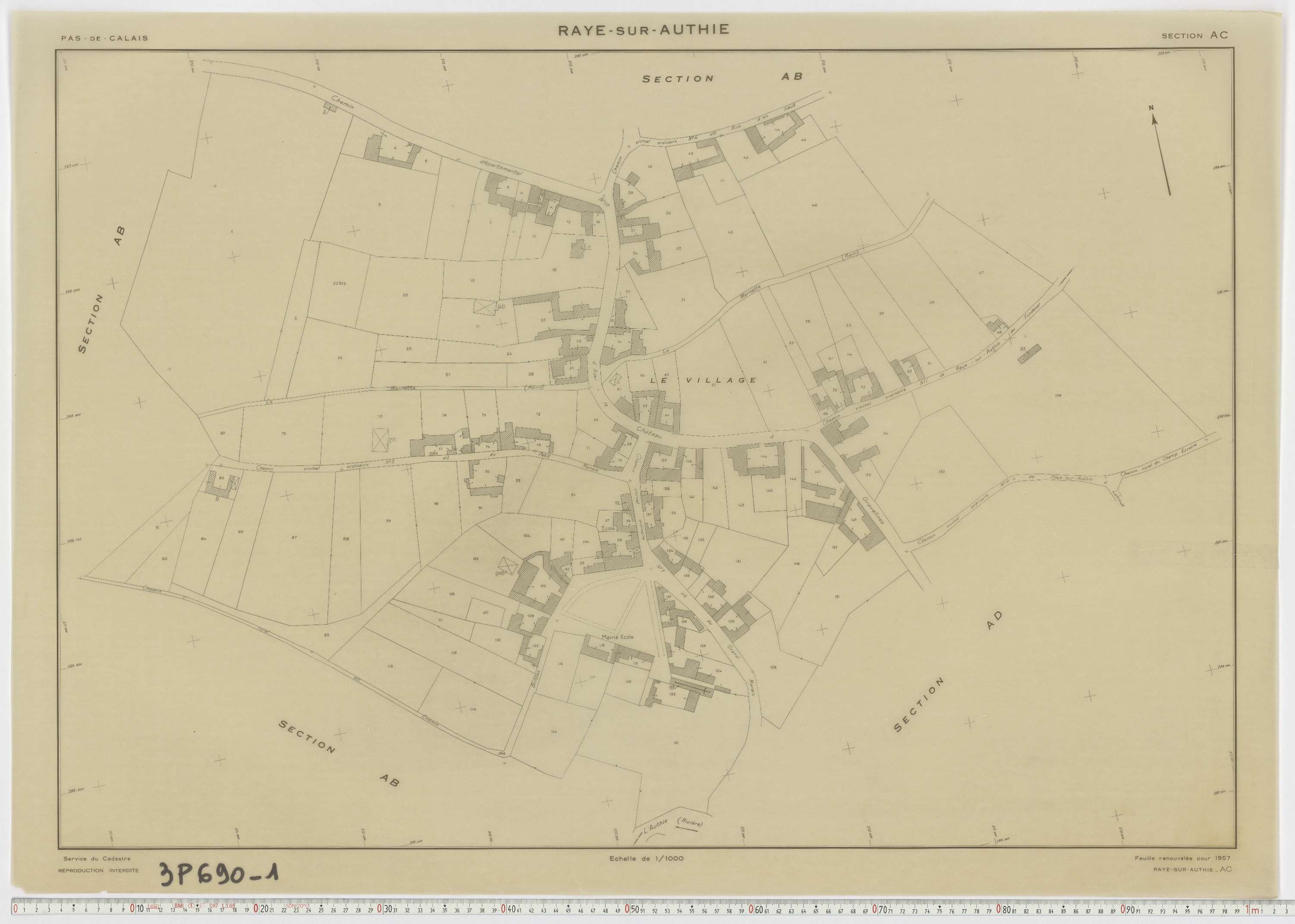 Raye-sur-Authie - Section AC.