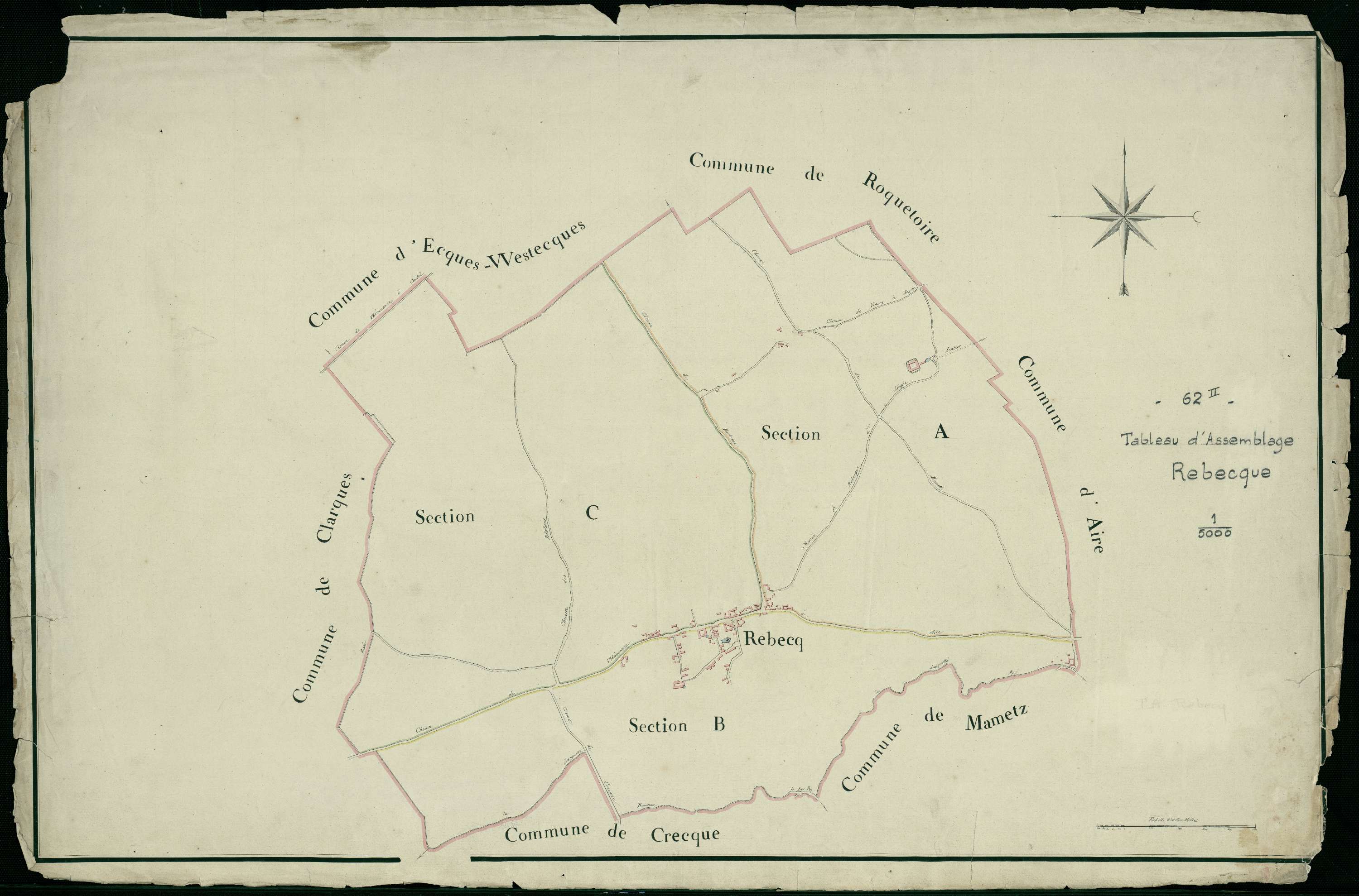 Rebecques - Tableau d'assemblage