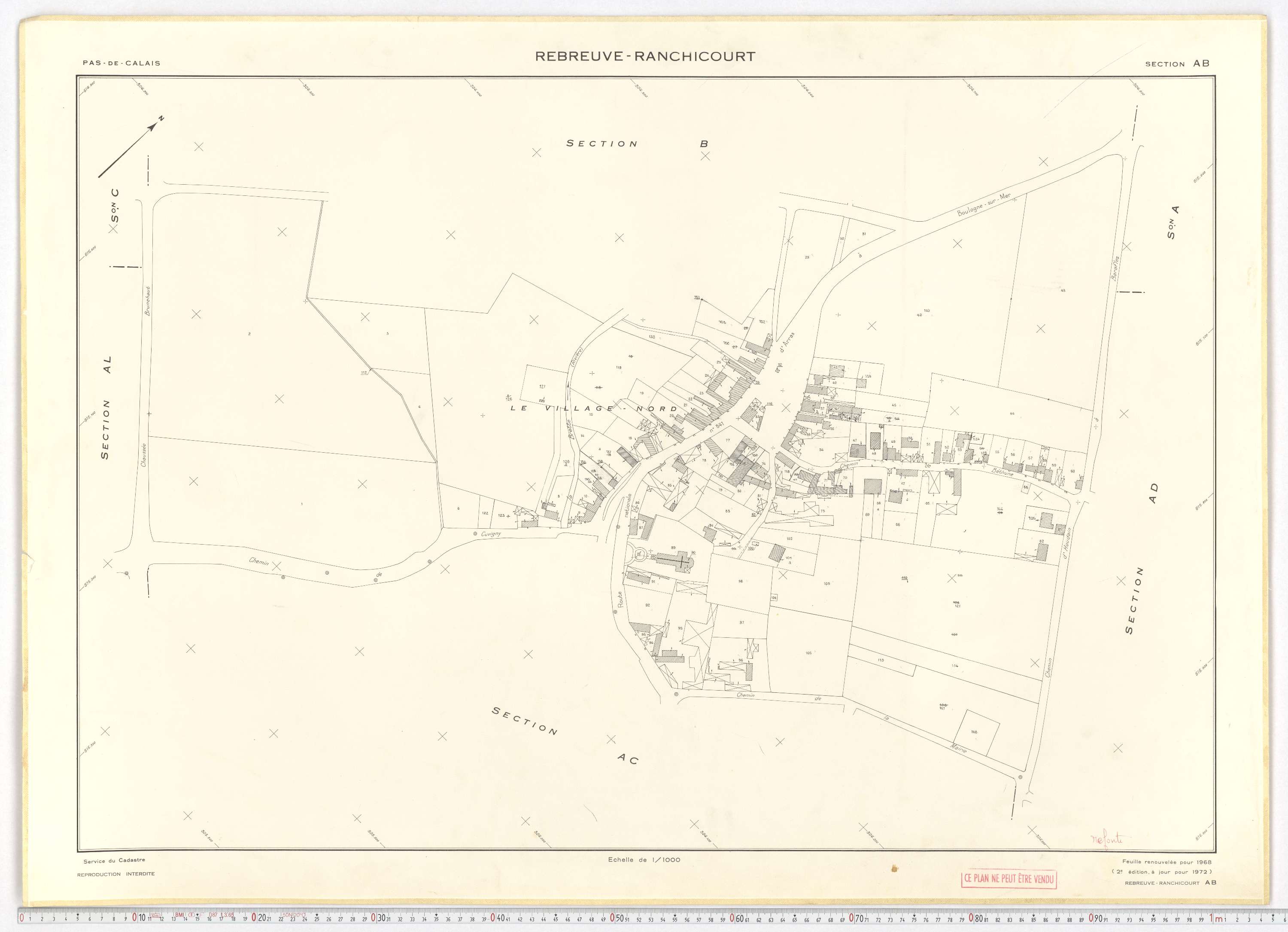 Rebreuve-Ranchicourt - Section AB.