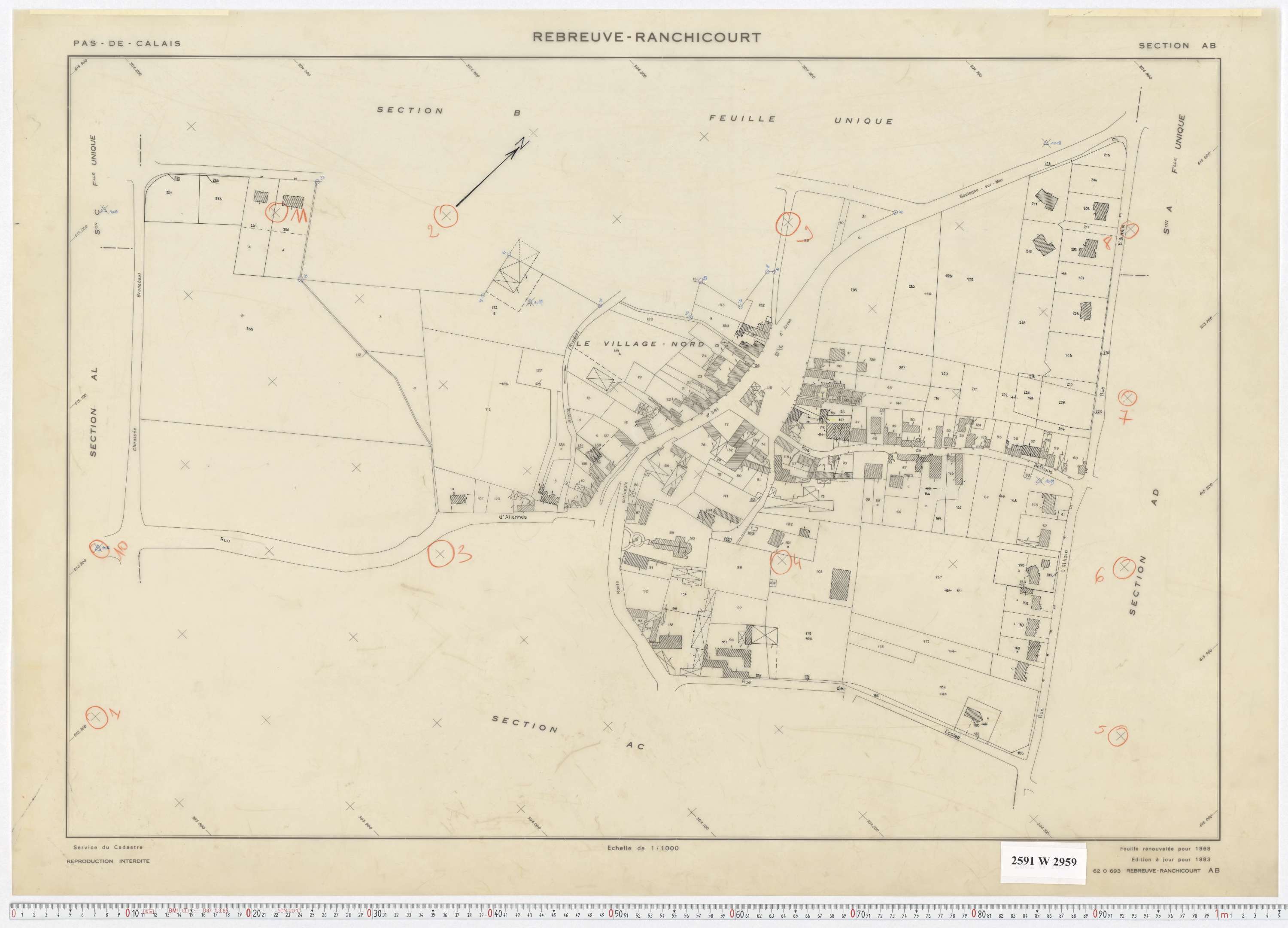 Rebreuve-Ranchicourt - Section AB.