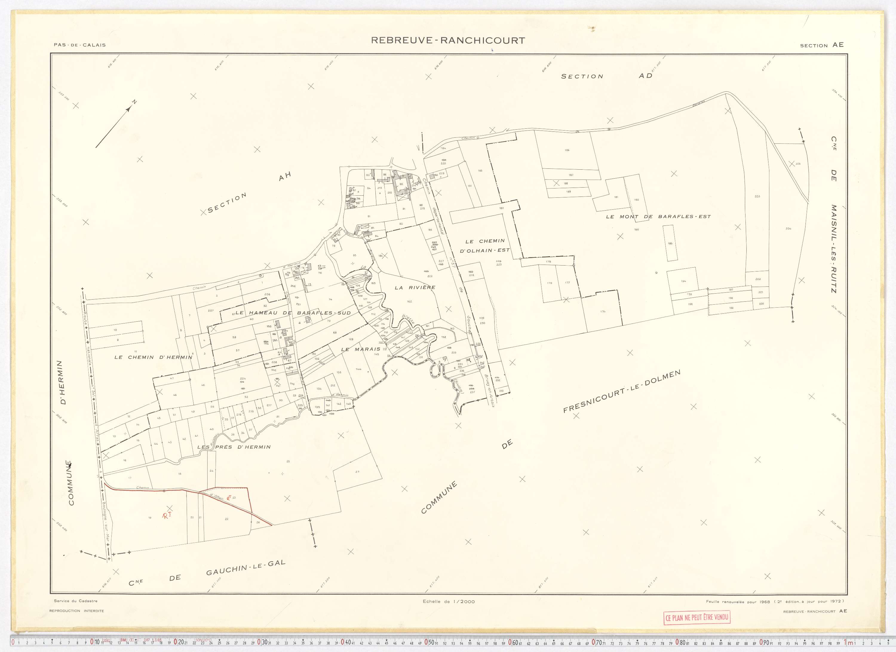 Rebreuve-Ranchicourt - Section AE.