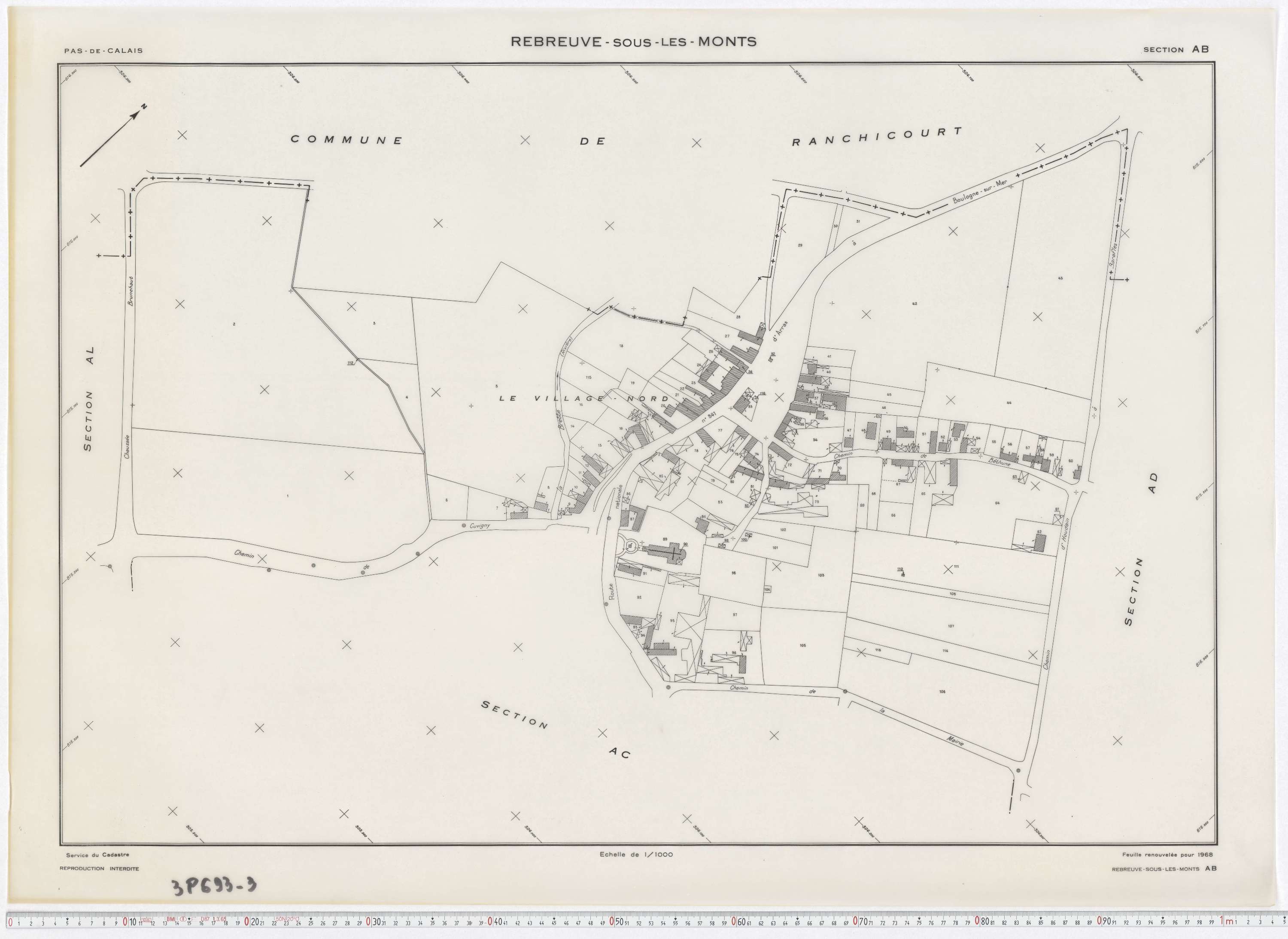 Rebreuve-Ranchicourt - Section AB.