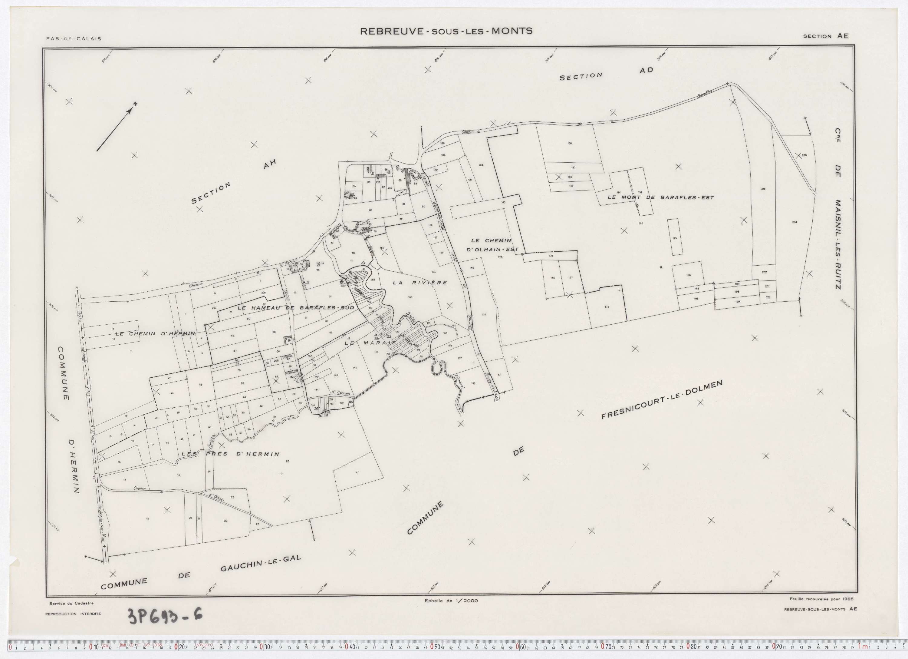 Rebreuve-Ranchicourt - Section AE.
