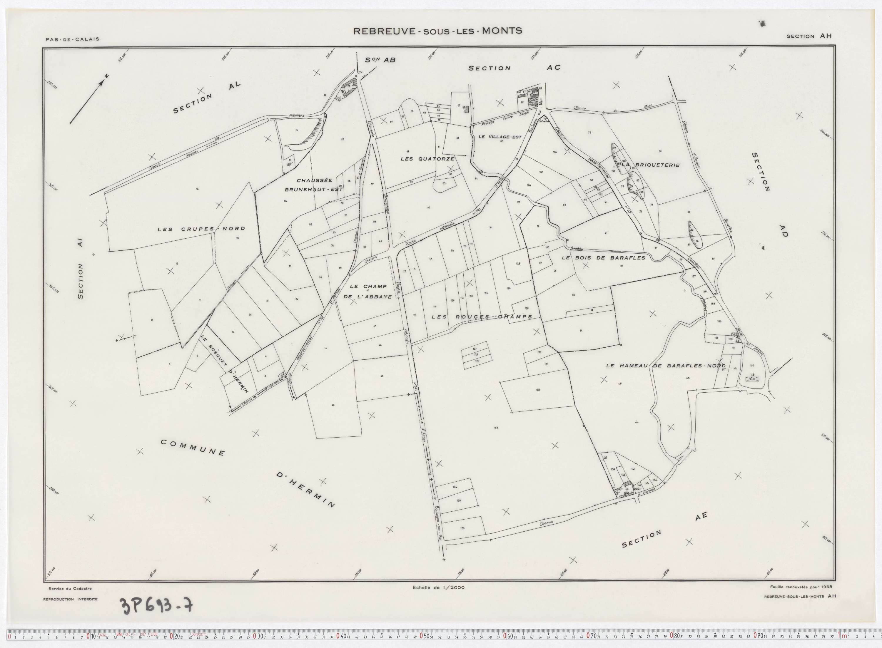 Rebreuve-Ranchicourt - Section AH.