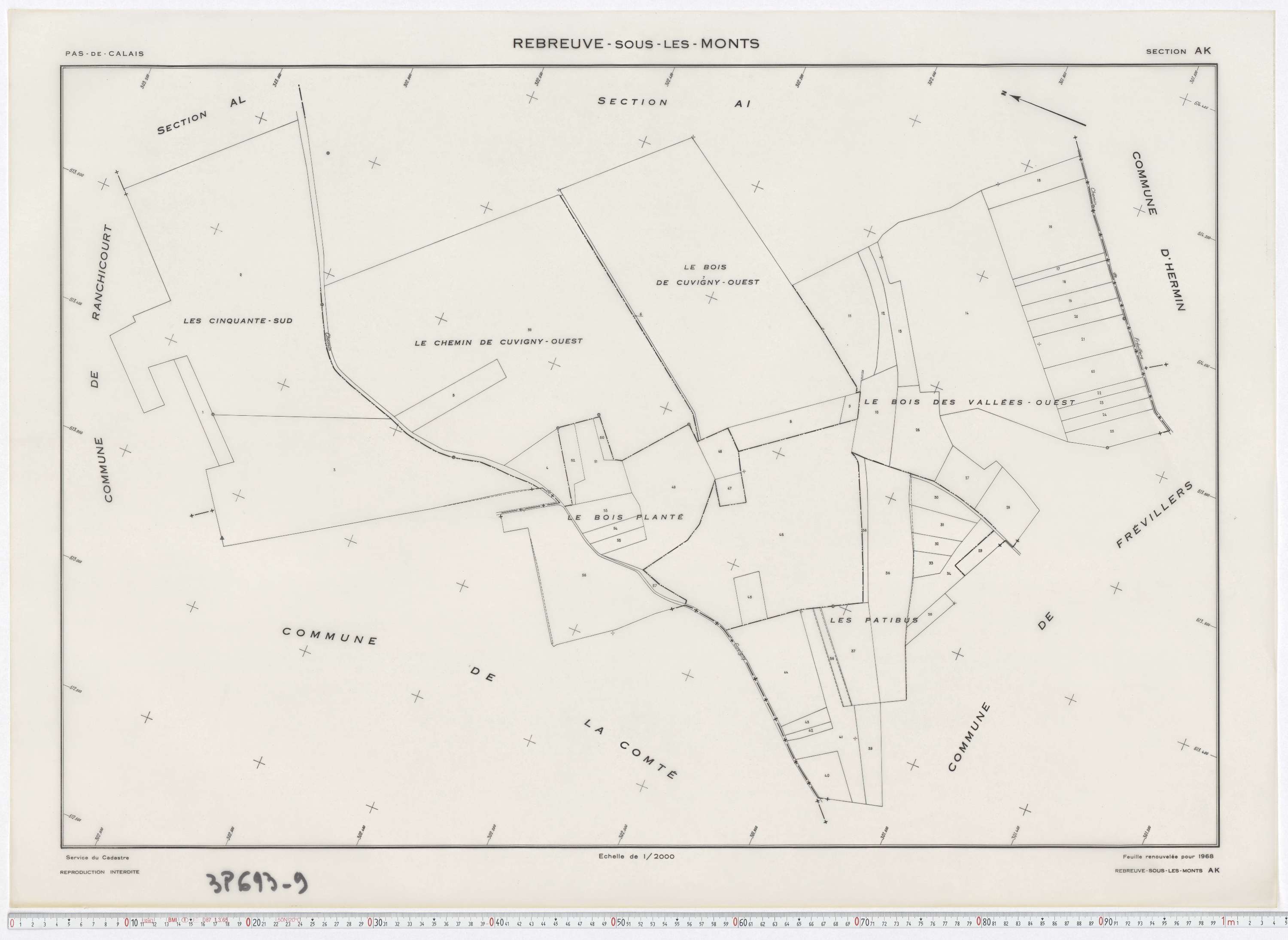 Rebreuve-Ranchicourt - Section AK.