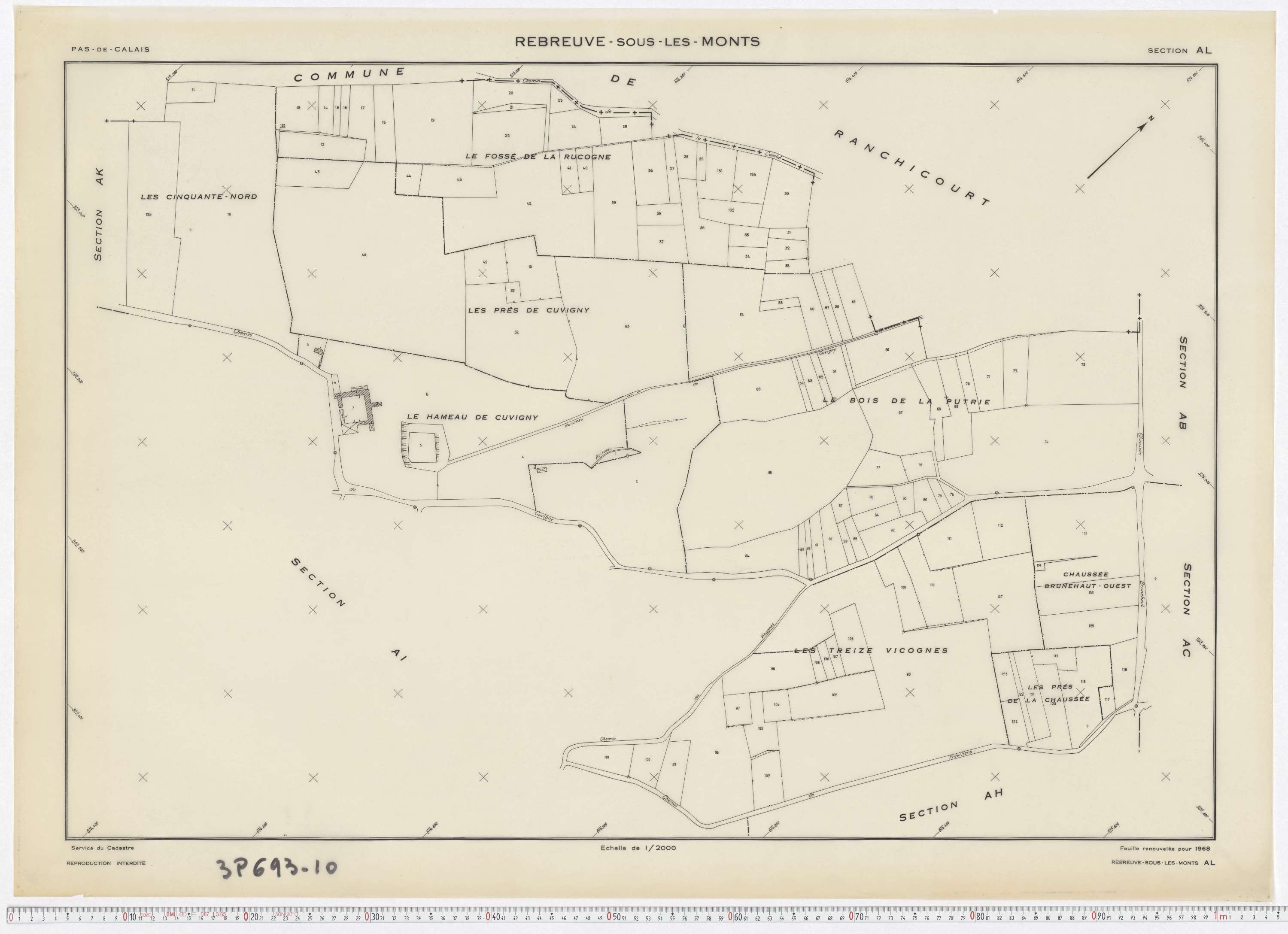 Rebreuve-Ranchicourt - Section AL.
