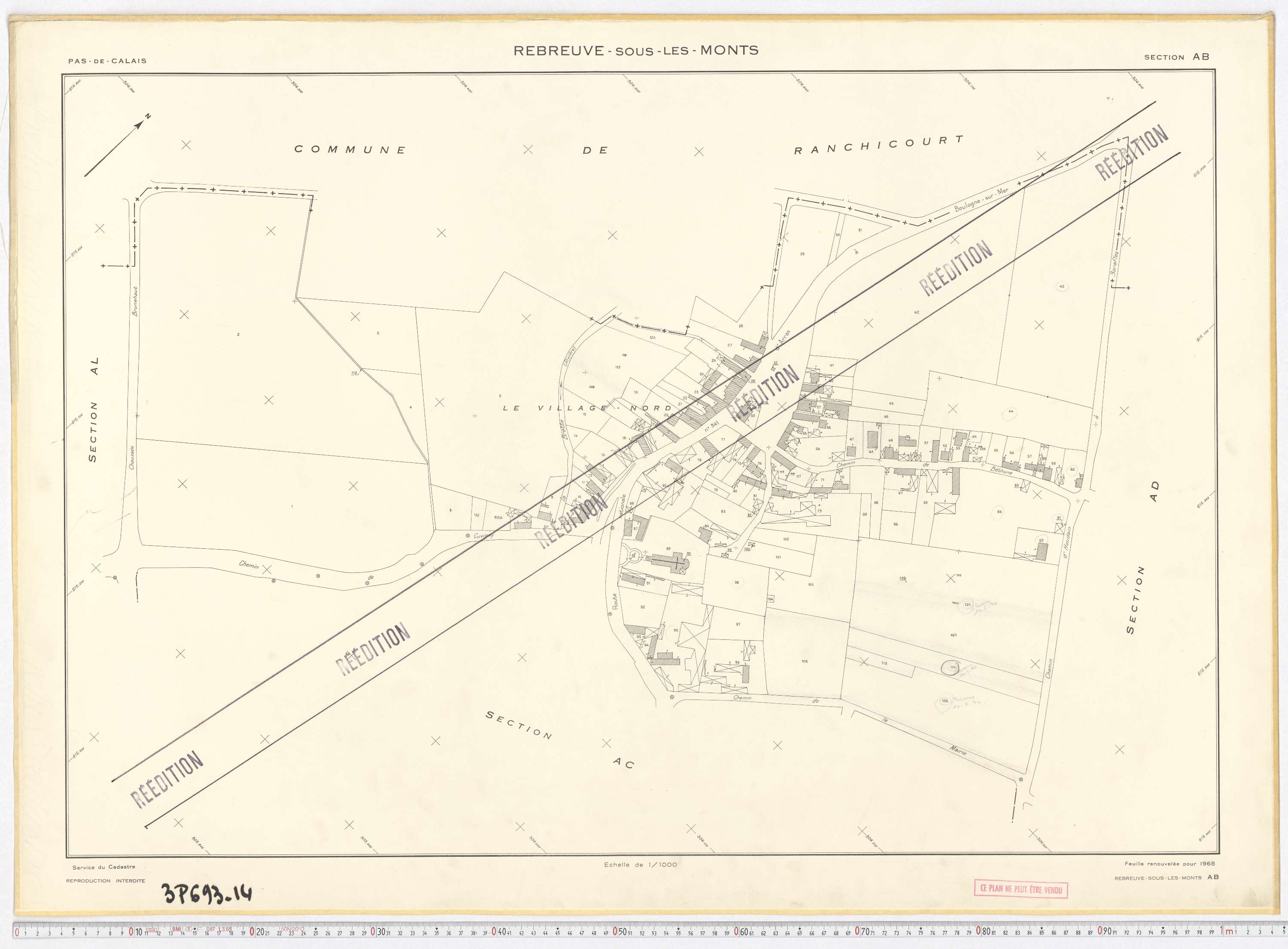 Rebreuve-Ranchicourt - Section AB.