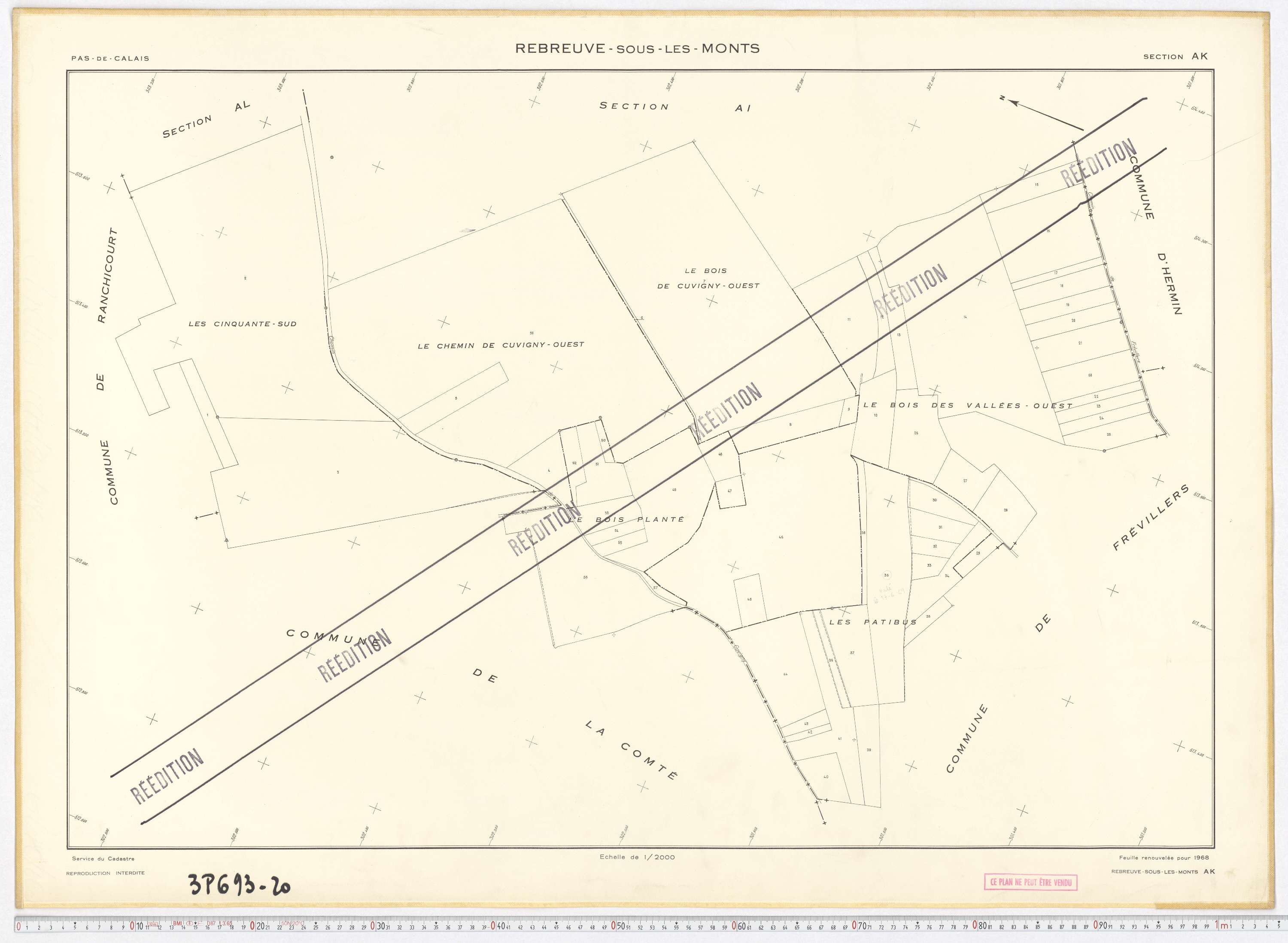 Rebreuve-Ranchicourt - Section AK.