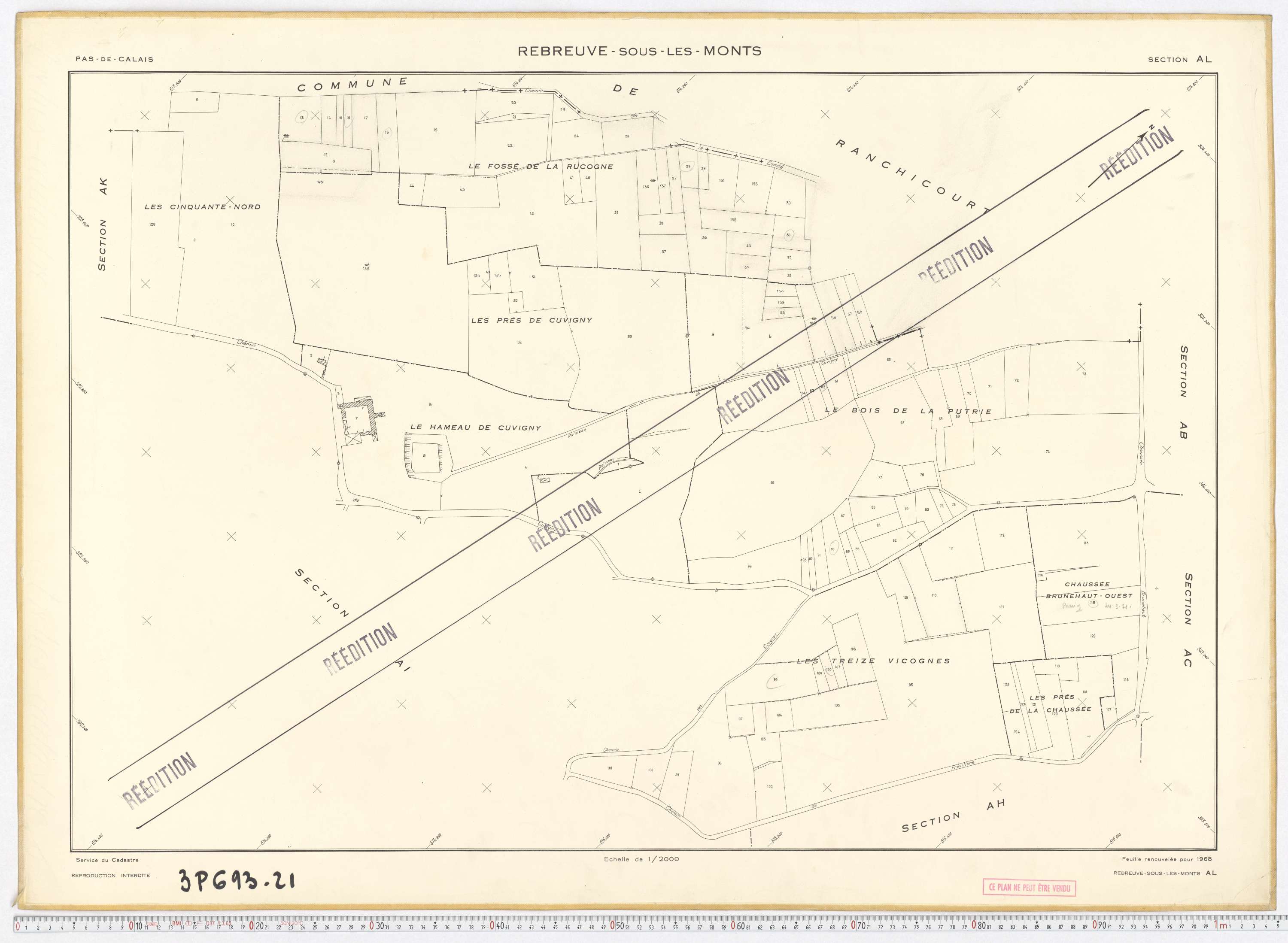 Rebreuve-Ranchicourt - Section AL.