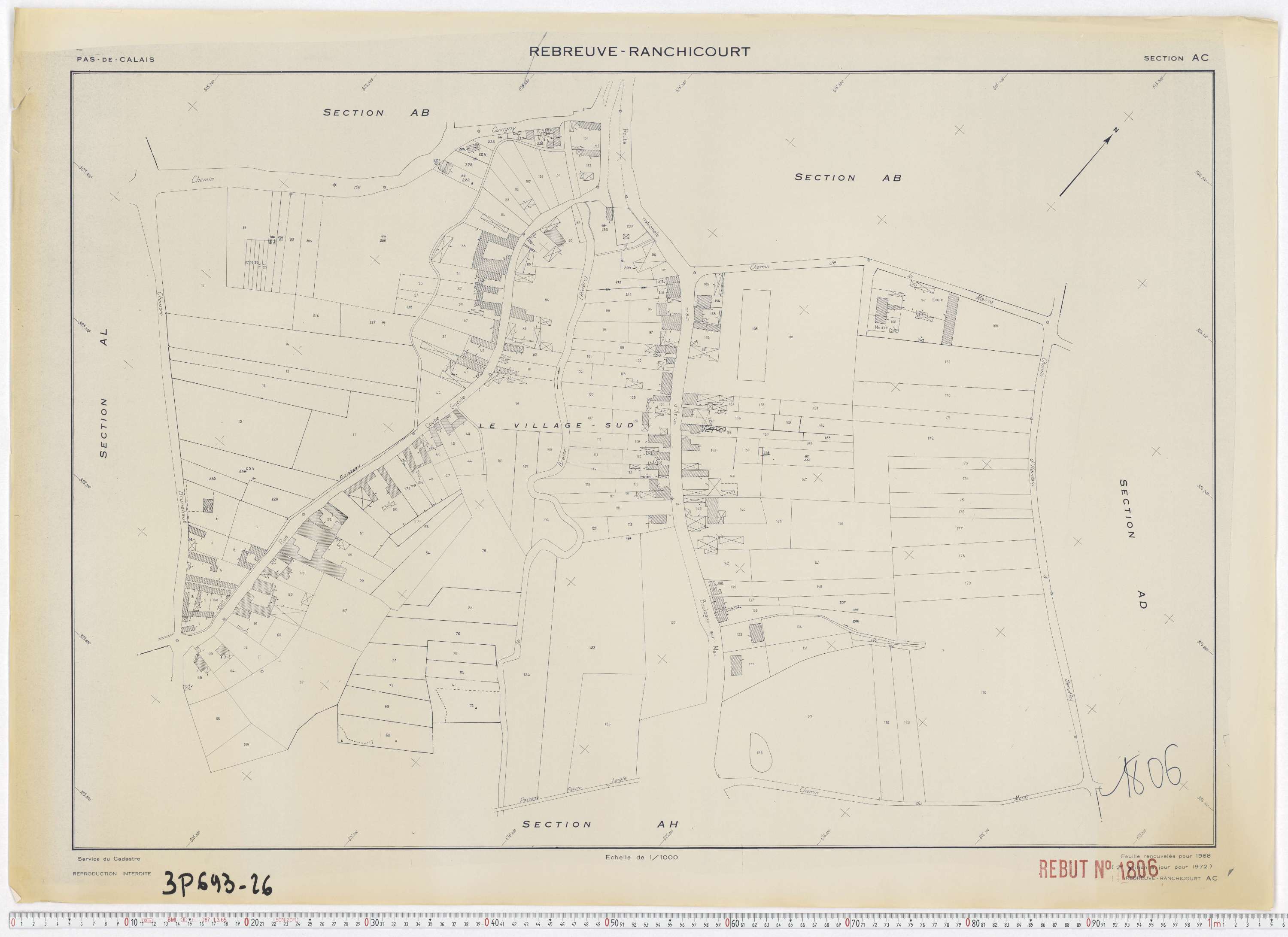 Rebreuve-Ranchicourt - Section AC.