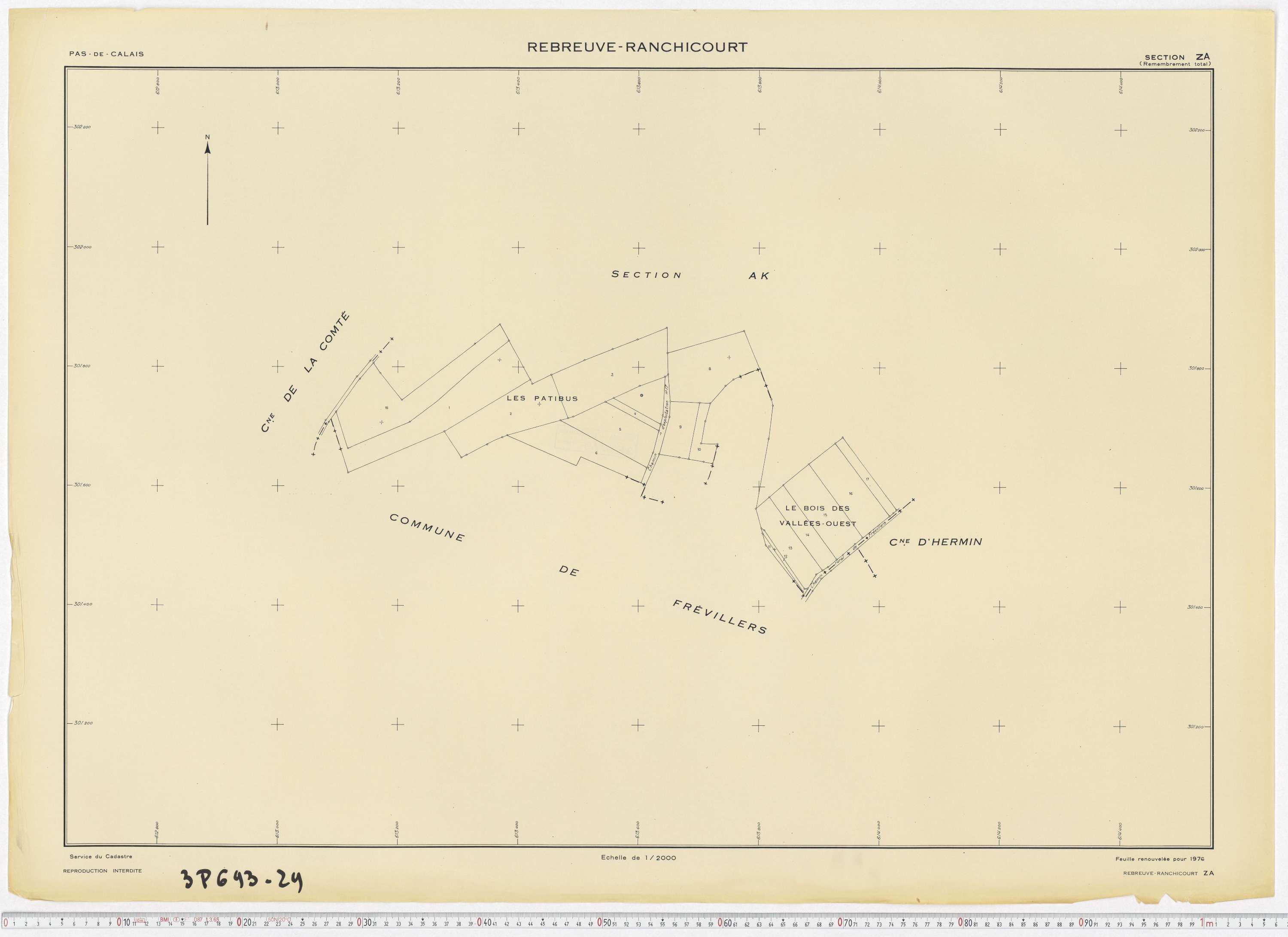 Rebreuve-Ranchicourt - Section ZA.