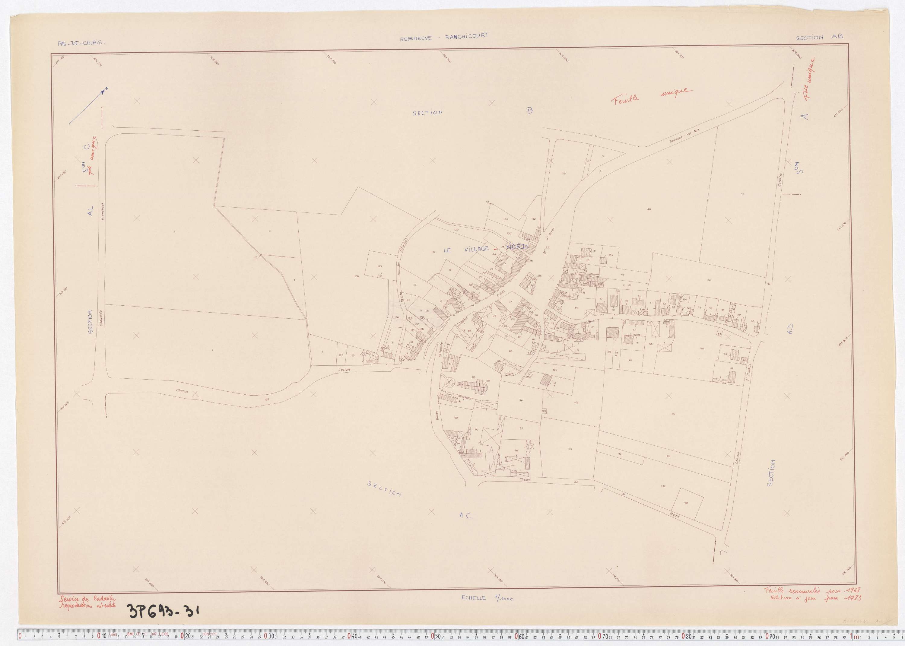 Rebreuve-Ranchicourt - Section AB.