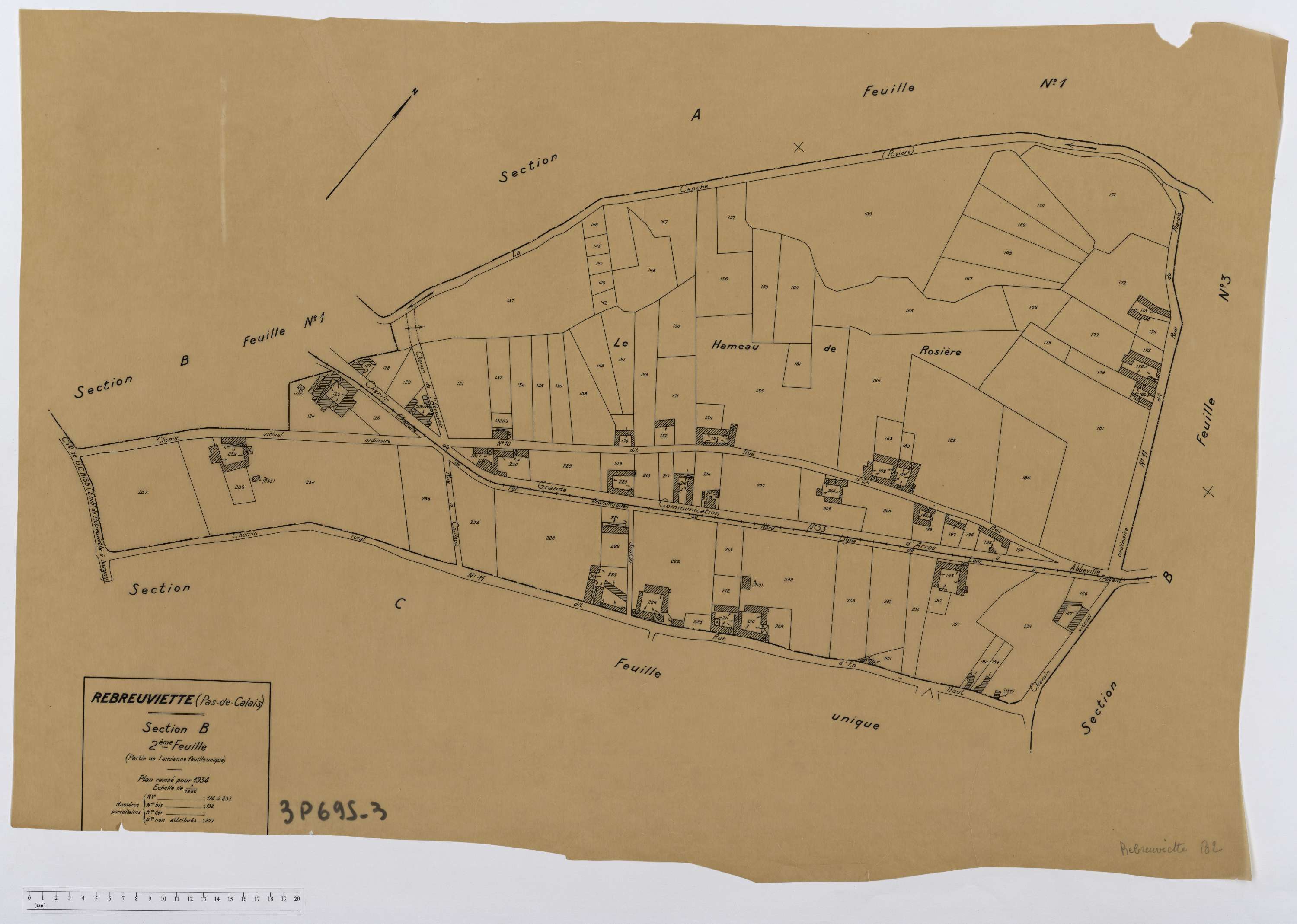 Rebreuviette - Section B, feuille 2.