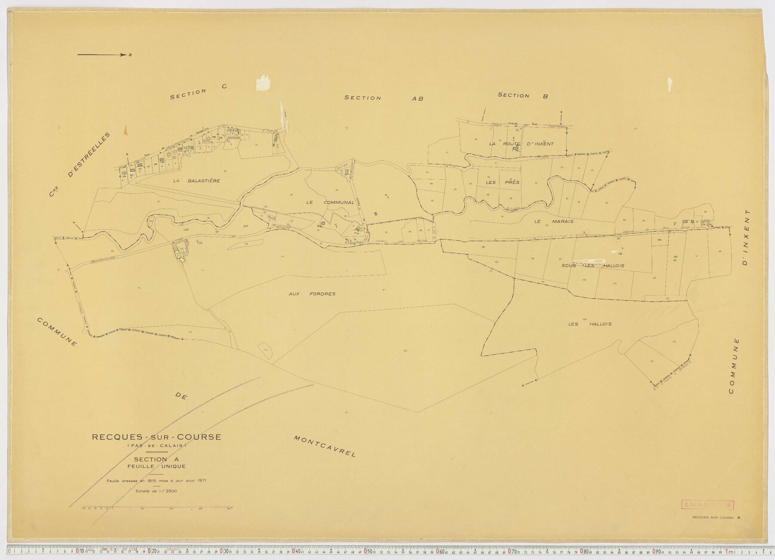 Recques-sur-Course - Section A.