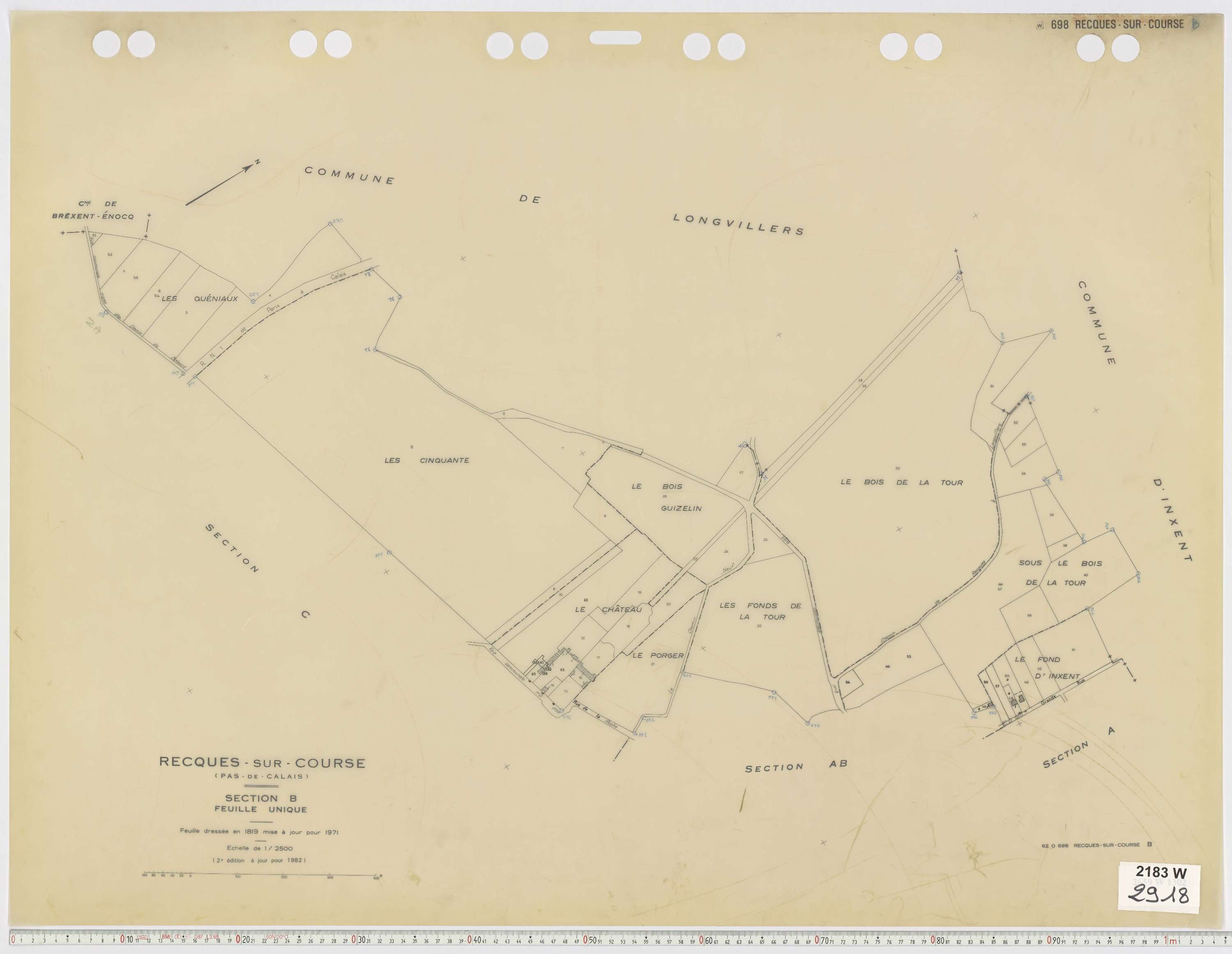 Recques-sur-Course - Section B.