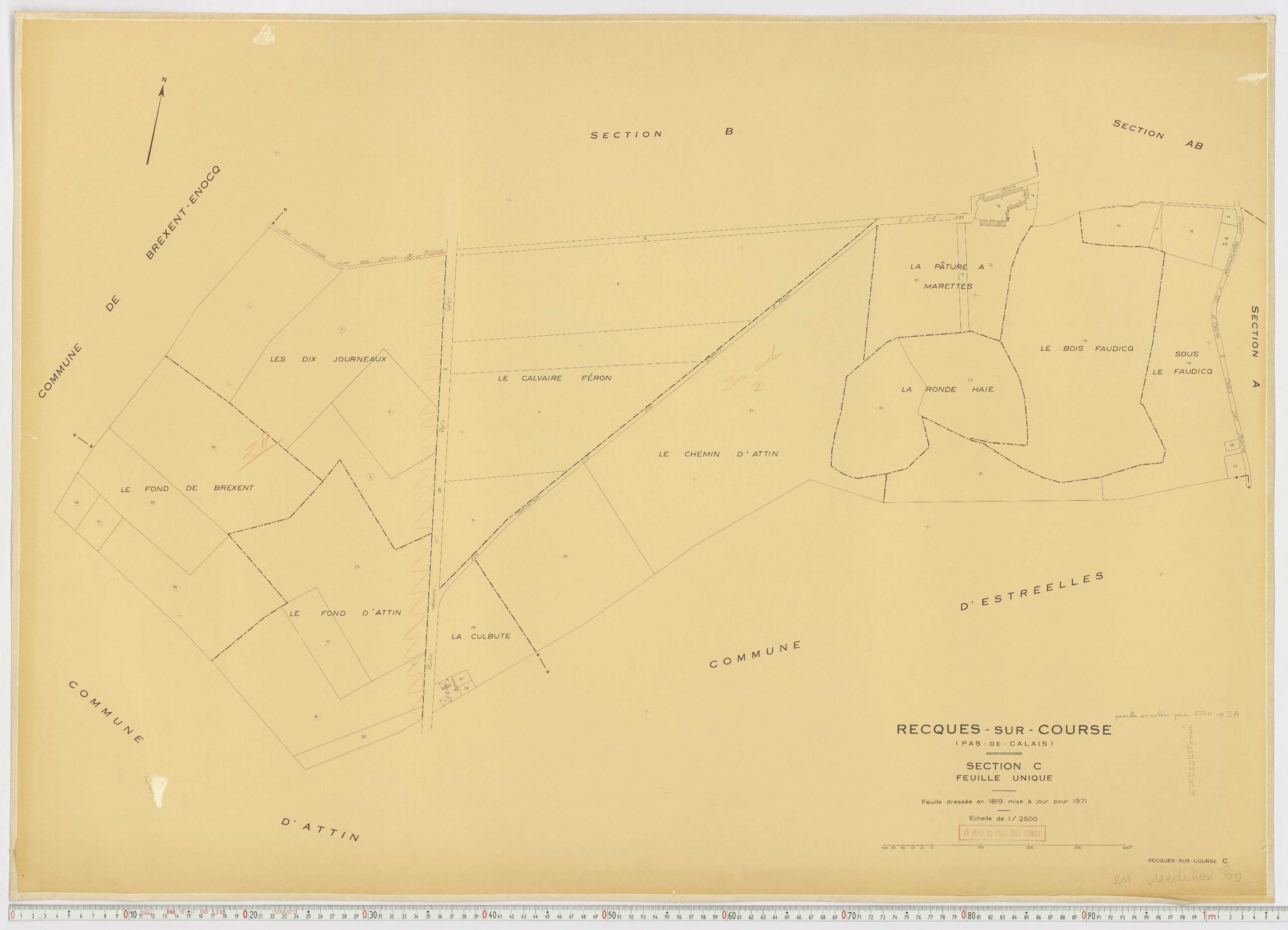 Recques-sur-Course - Section C.