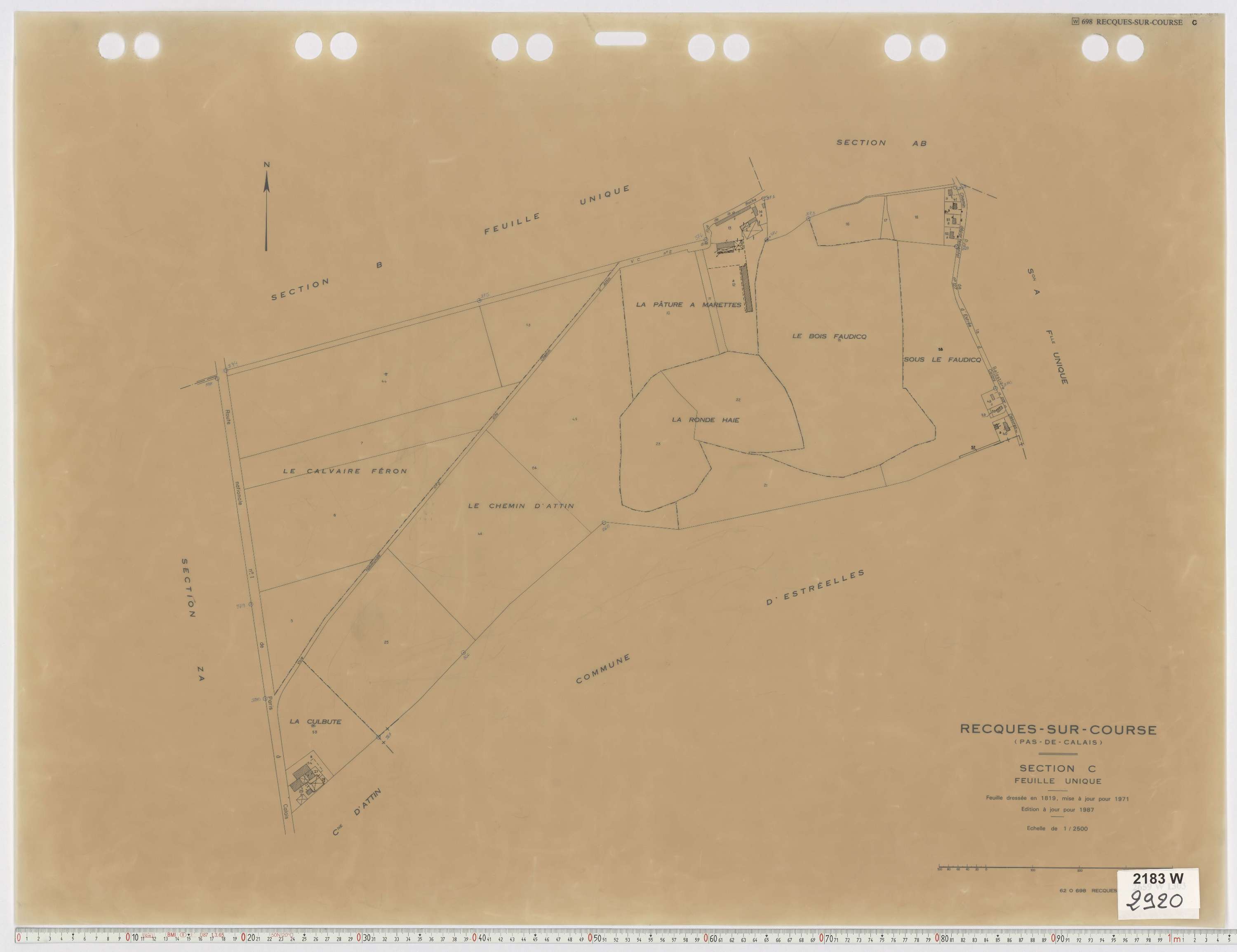 Recques-sur-Course - Section C.