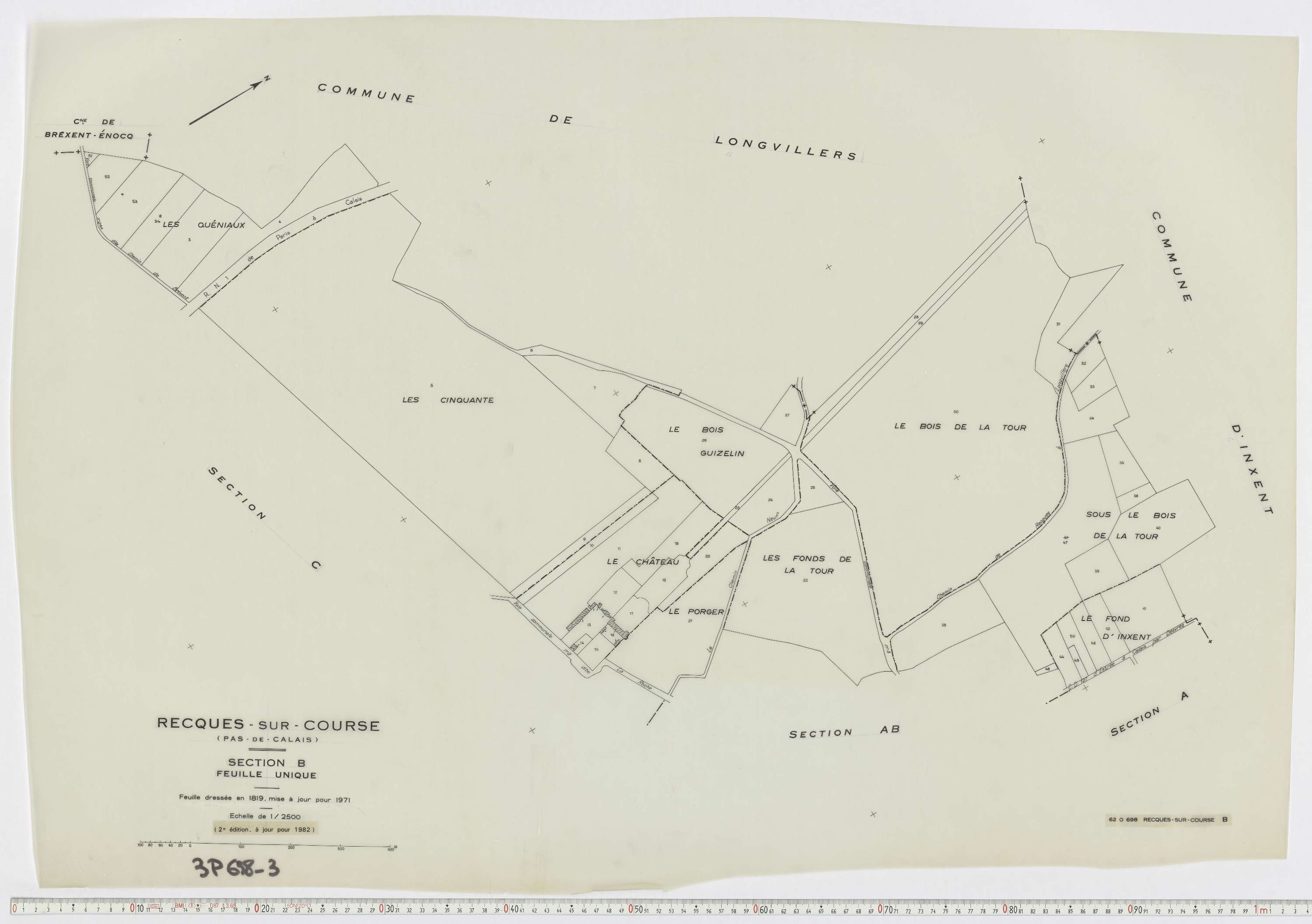 Recques-sur-Course - Section B.