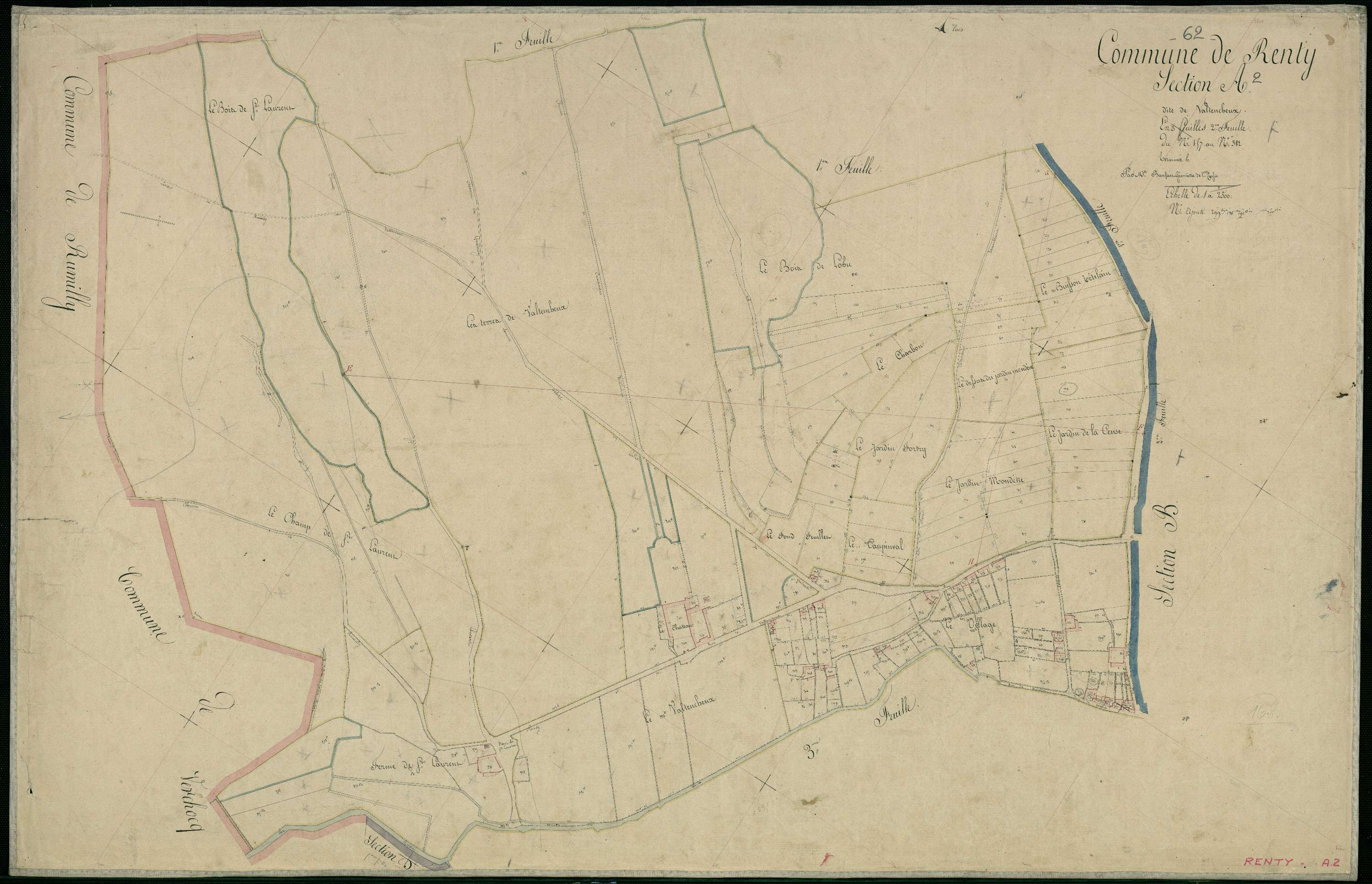 Renty - Section A, 2e feuille