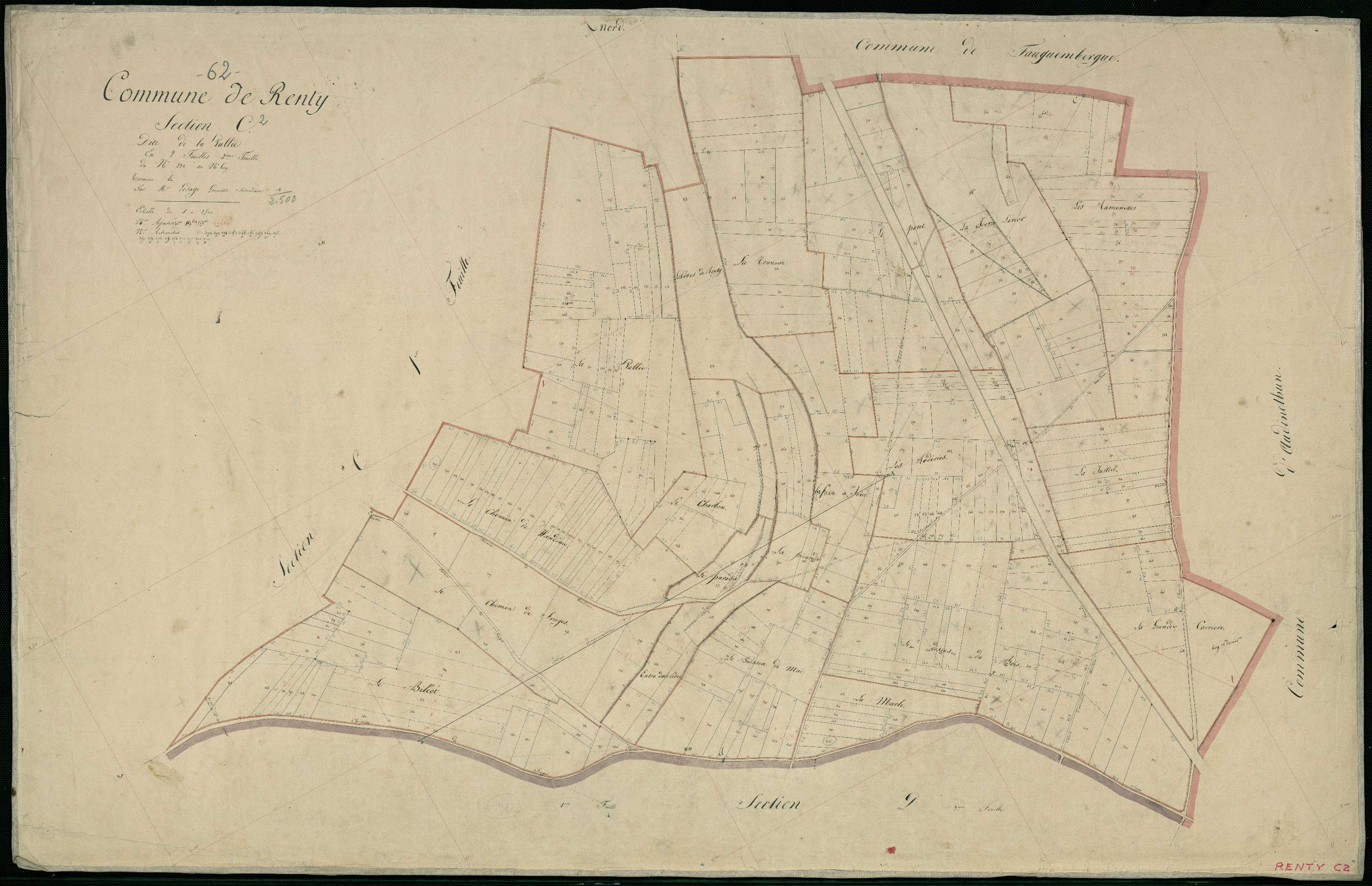 Renty - Section C, 2e feuille