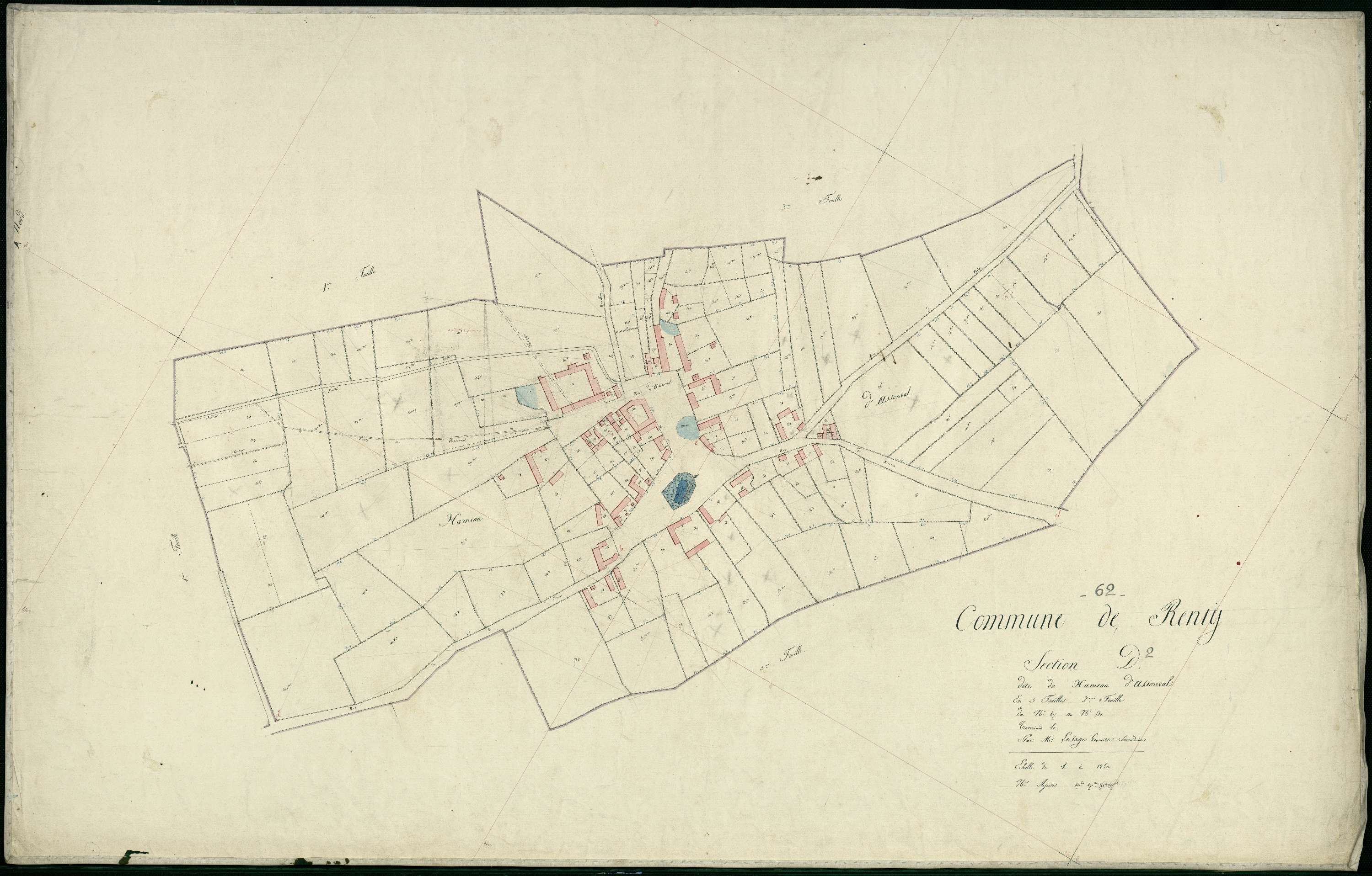Renty - Section D, 2e feuille