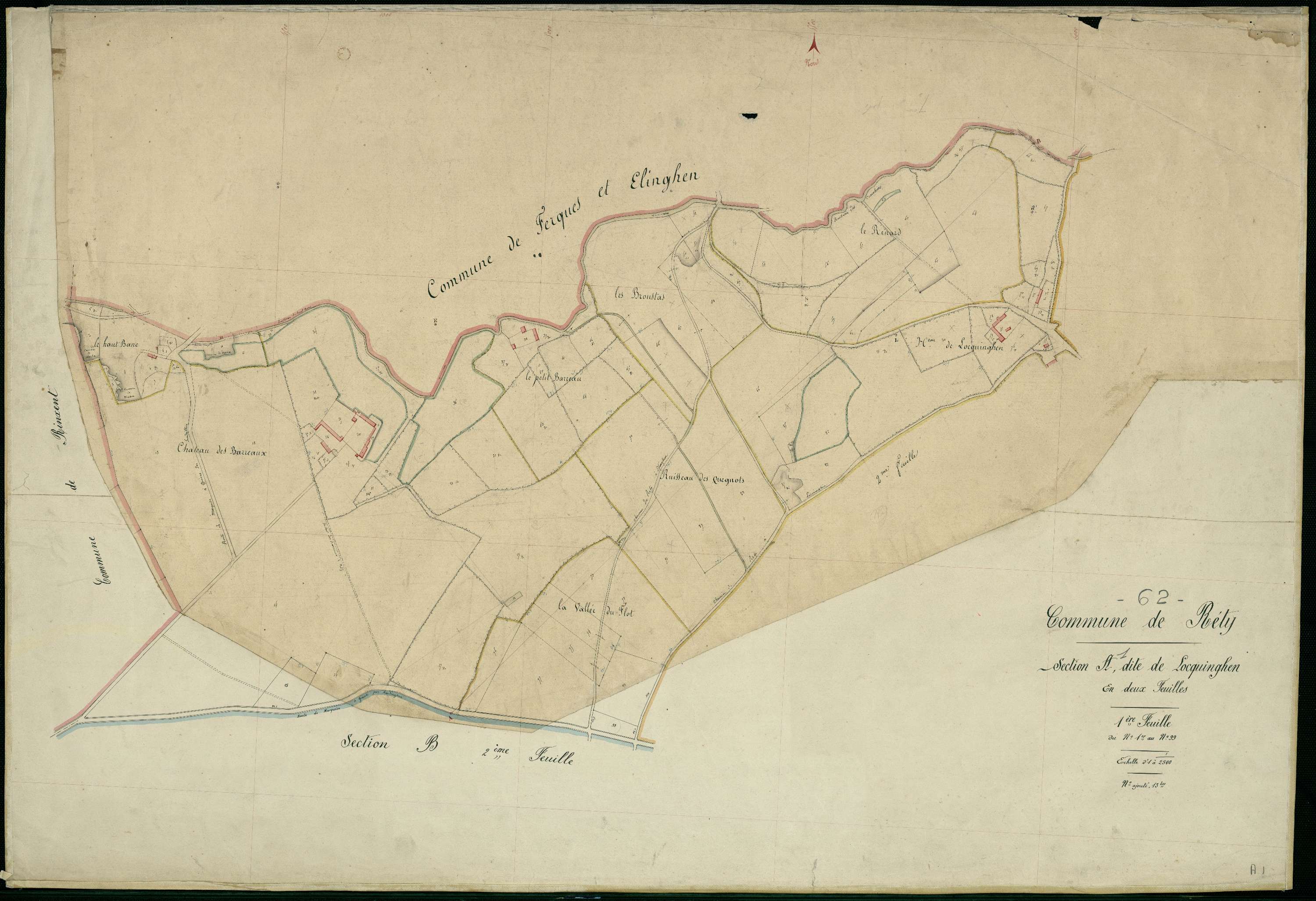 Rety - Section A, 1re feuille