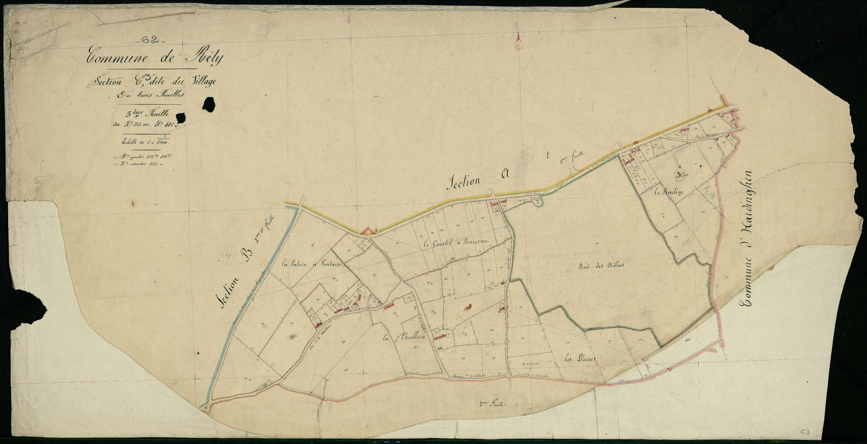 Rety - Section C, 3e feuille