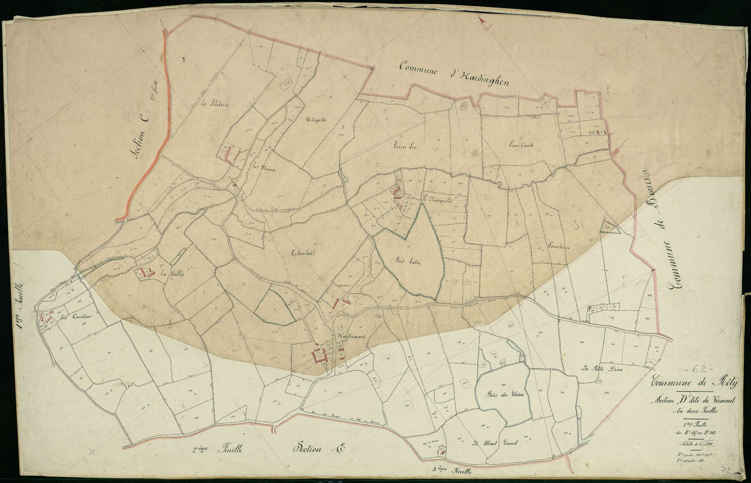 Rety - Section D, 2e feuille