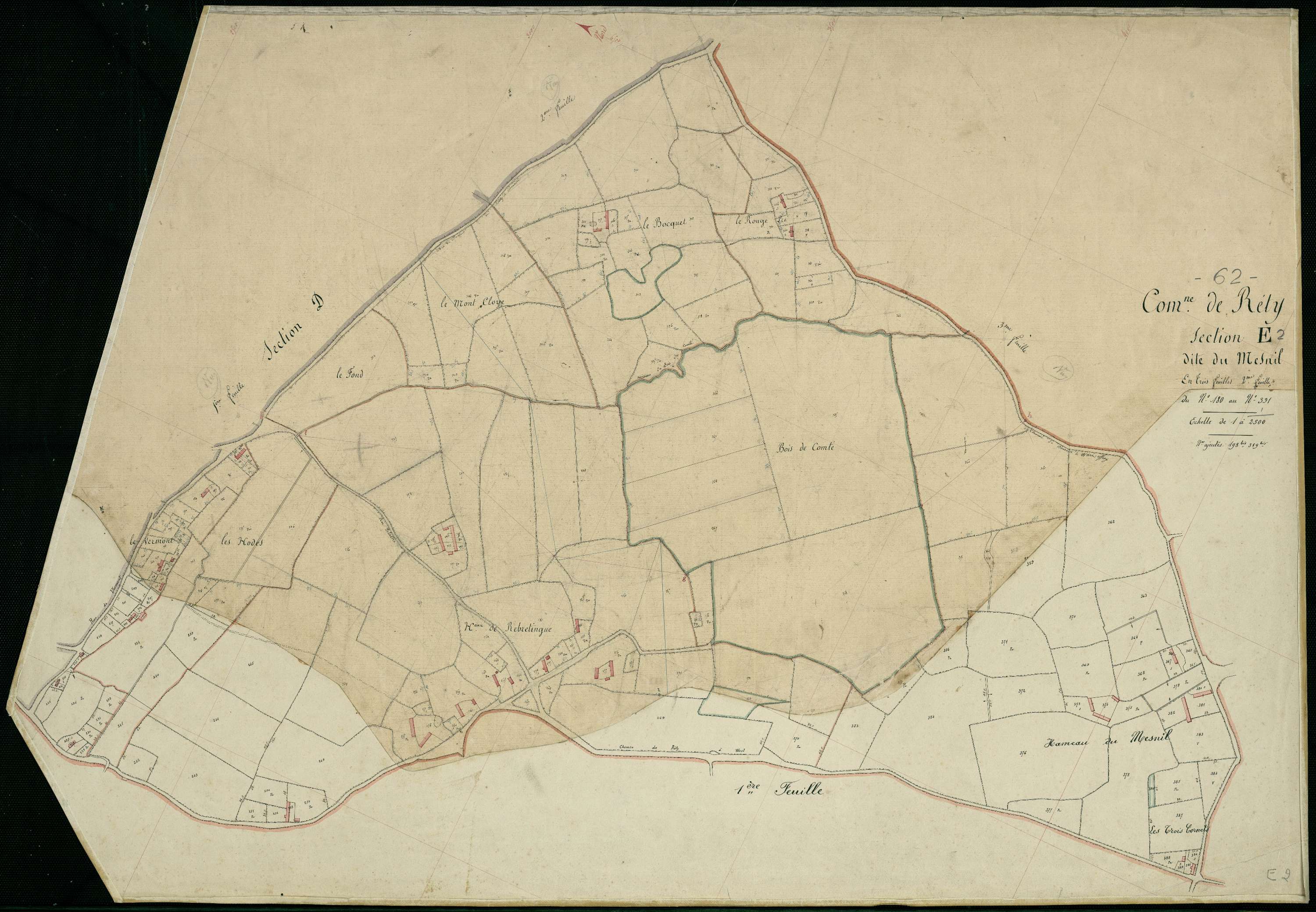 Rety - Section E, 2e feuille