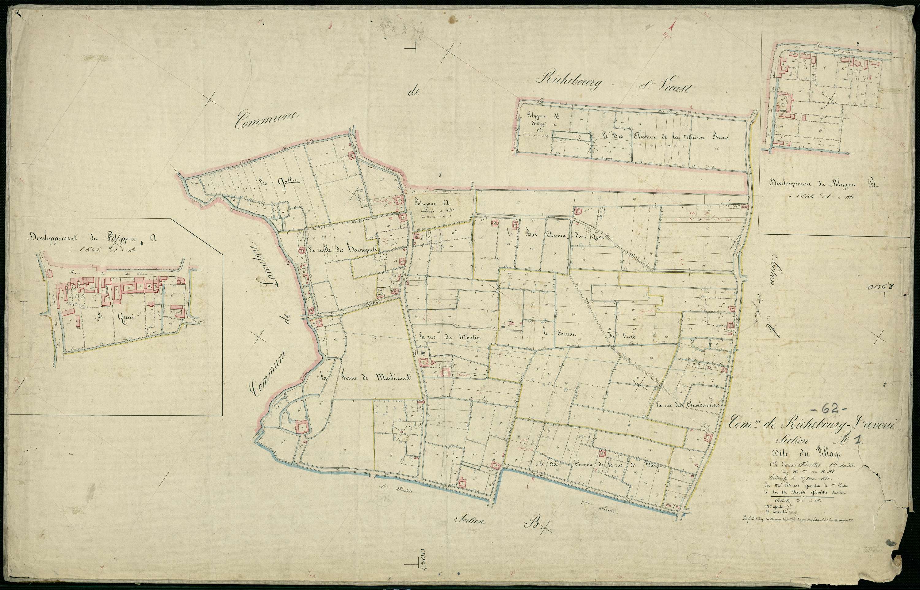 Richebourg - Section A, 1re feuille