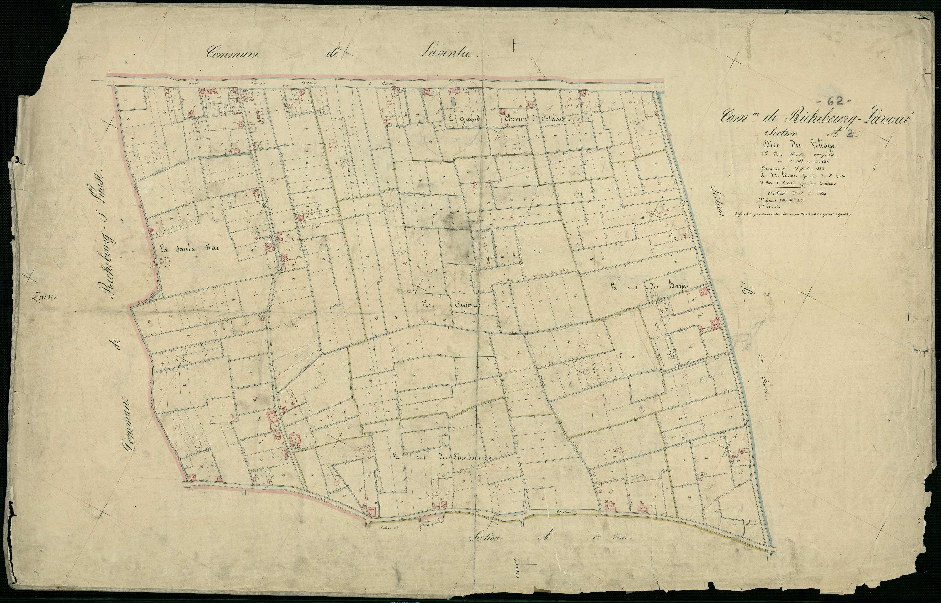 Richebourg - Section A, 2e feuille