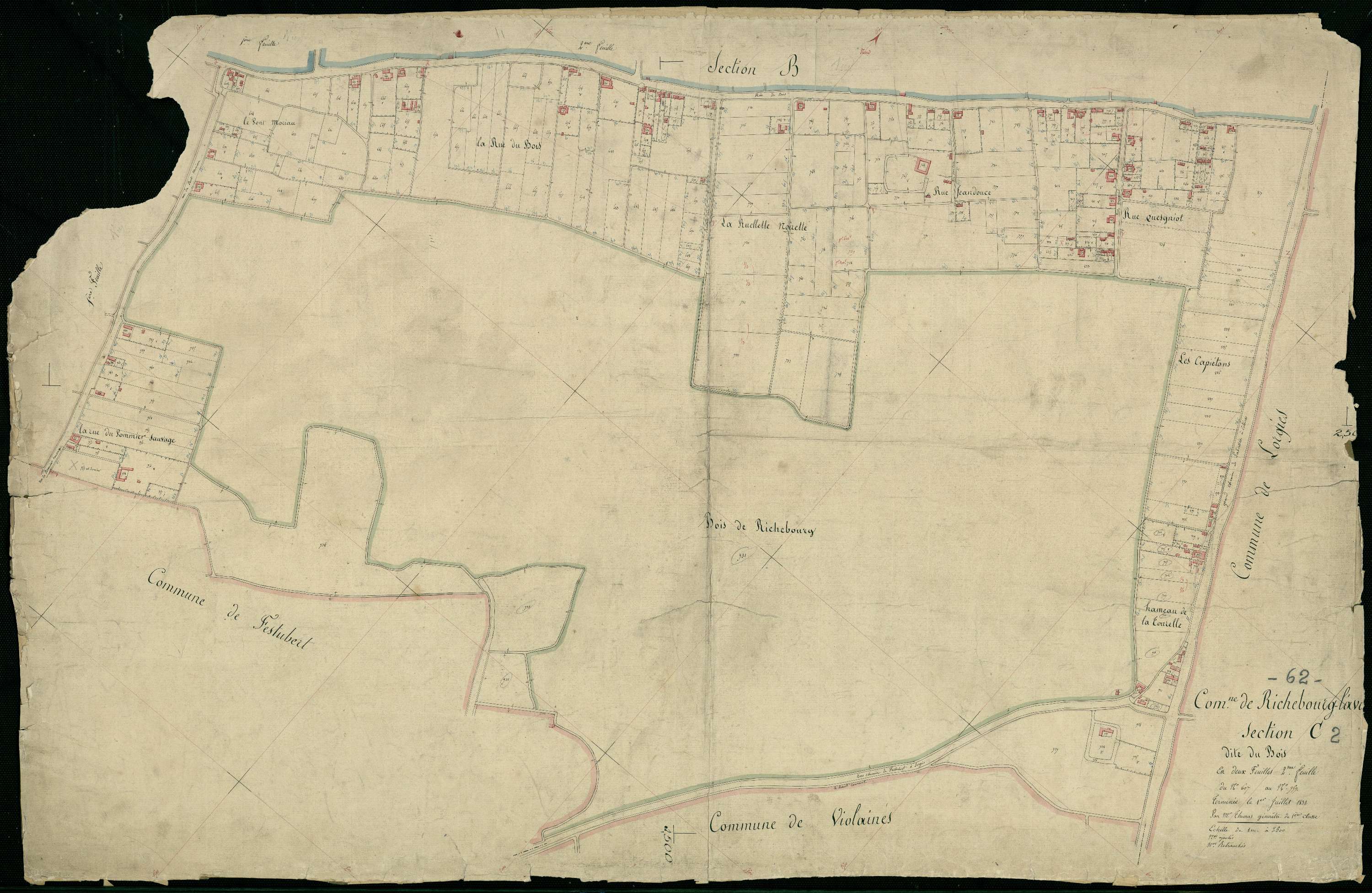 Richebourg - Section C, 2e feuille