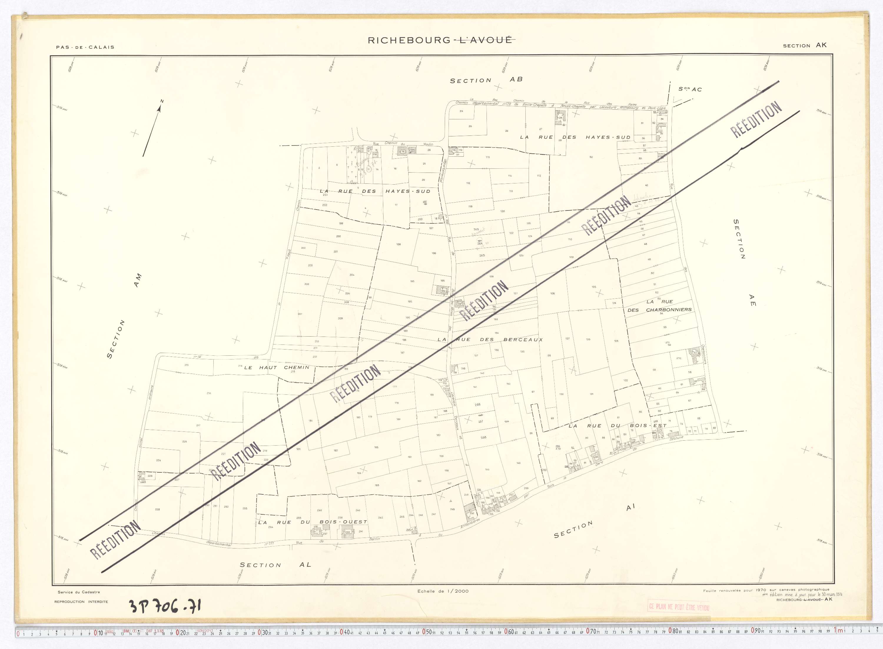 Richebourg - Section AK.