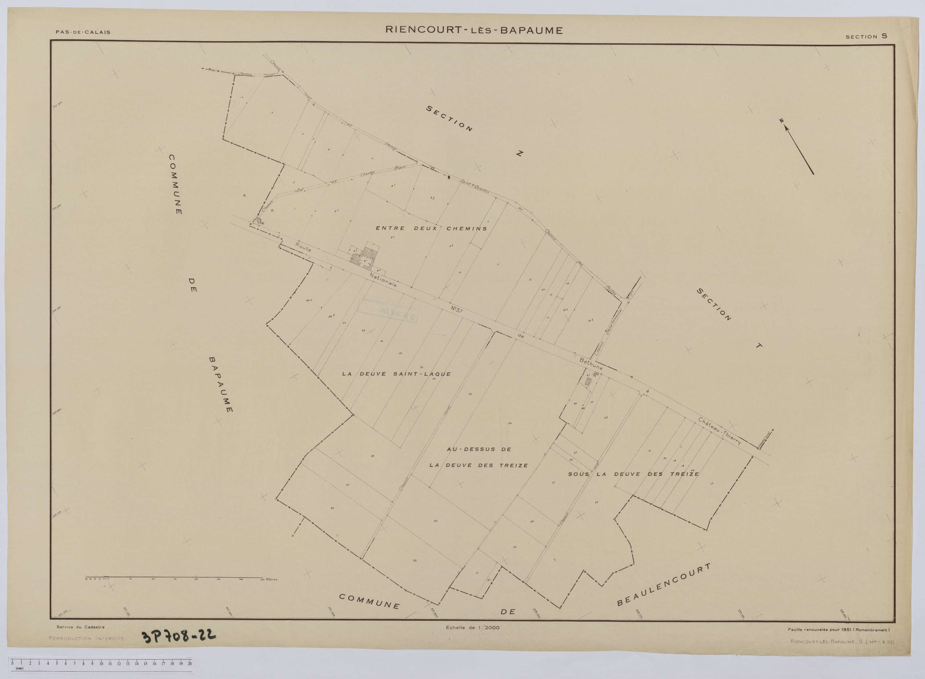 Riencourt-lès-Bapaume - Section S.