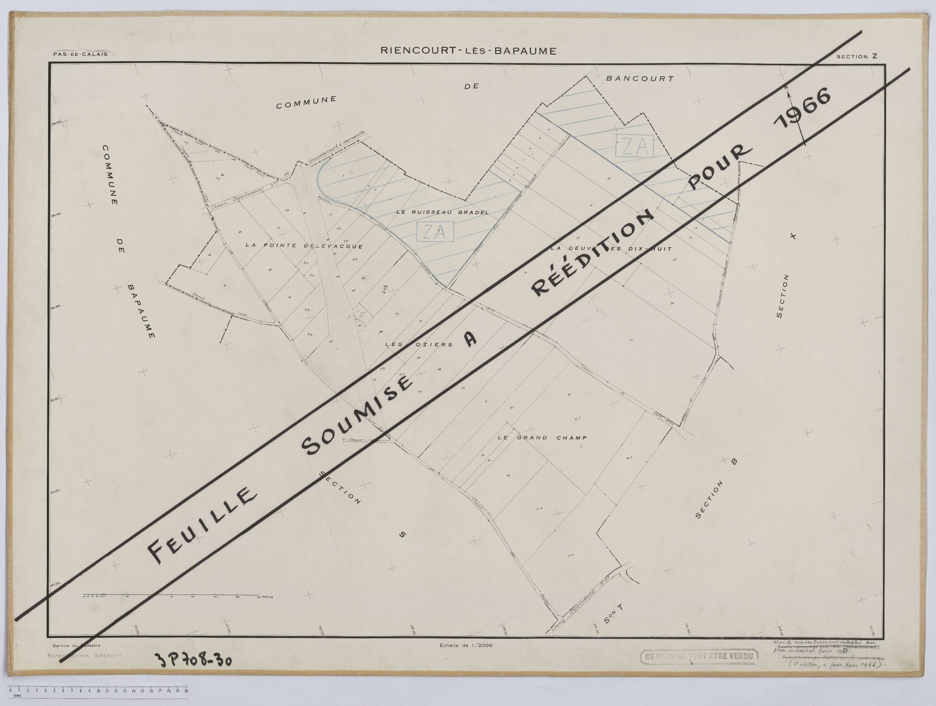 Riencourt-lès-Bapaume - Section Z.