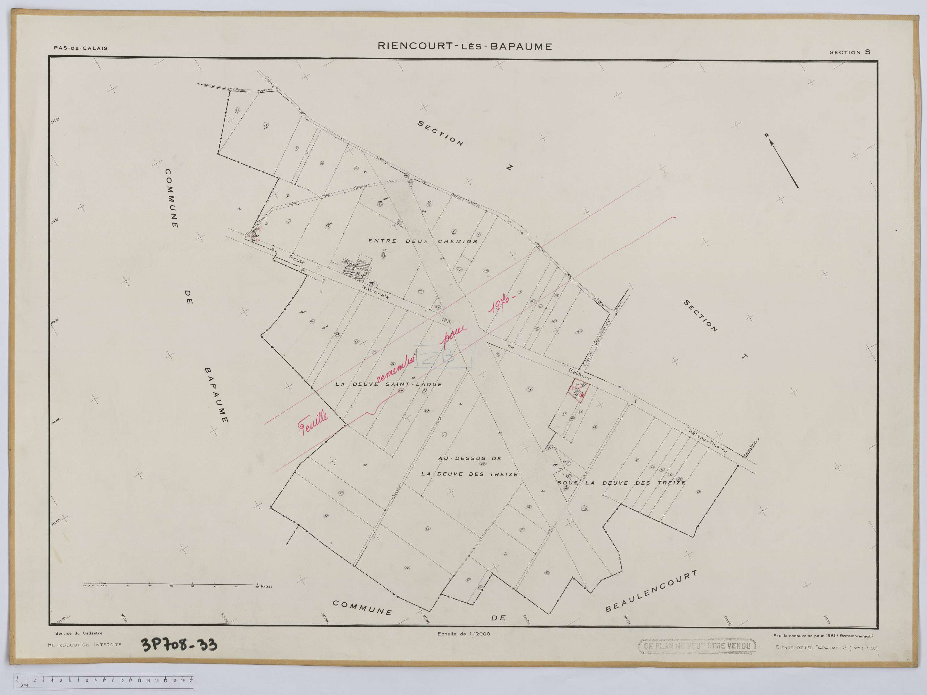 Riencourt-lès-Bapaume - Section S.