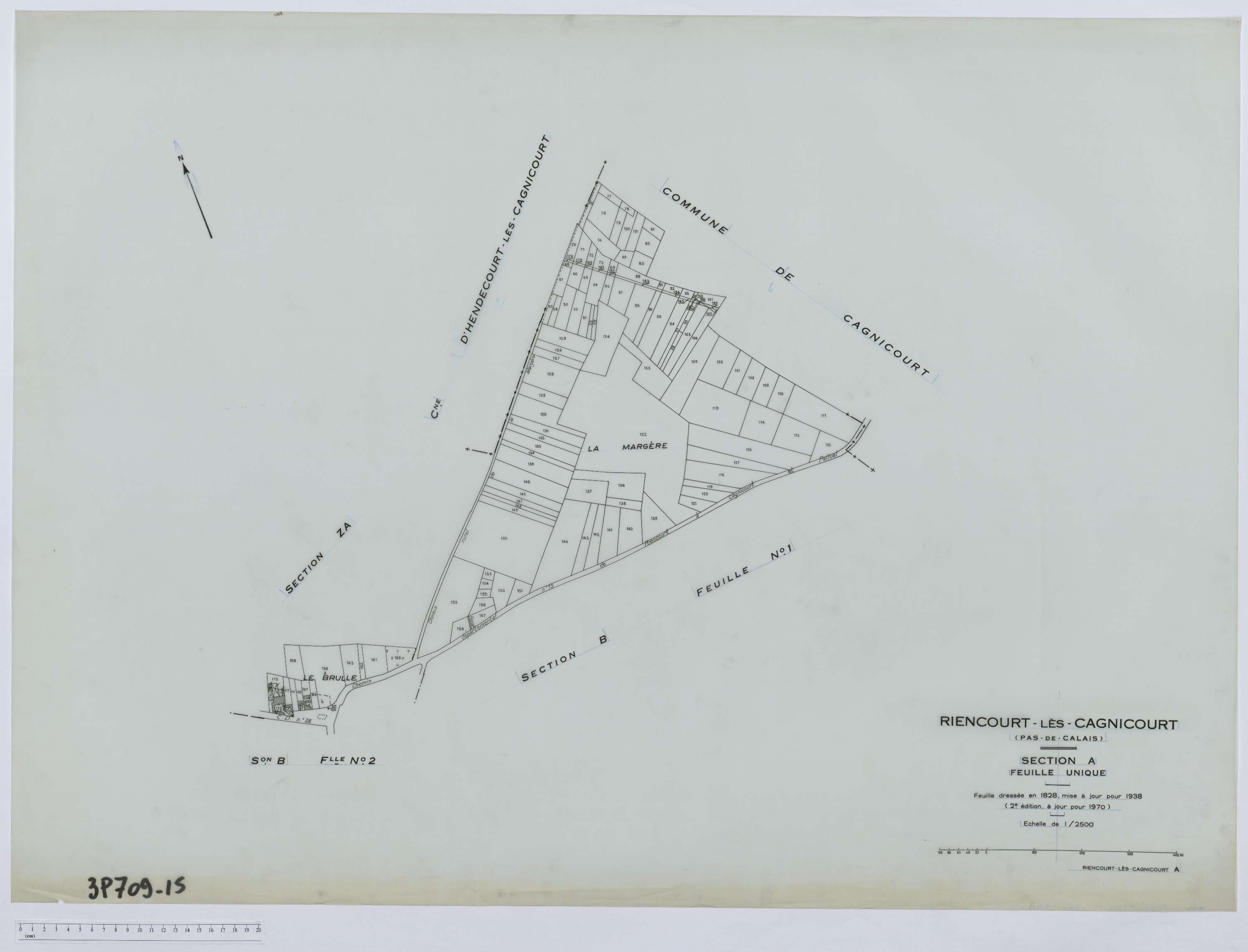 Riencourt-lès-Cagnicourt - Section A.