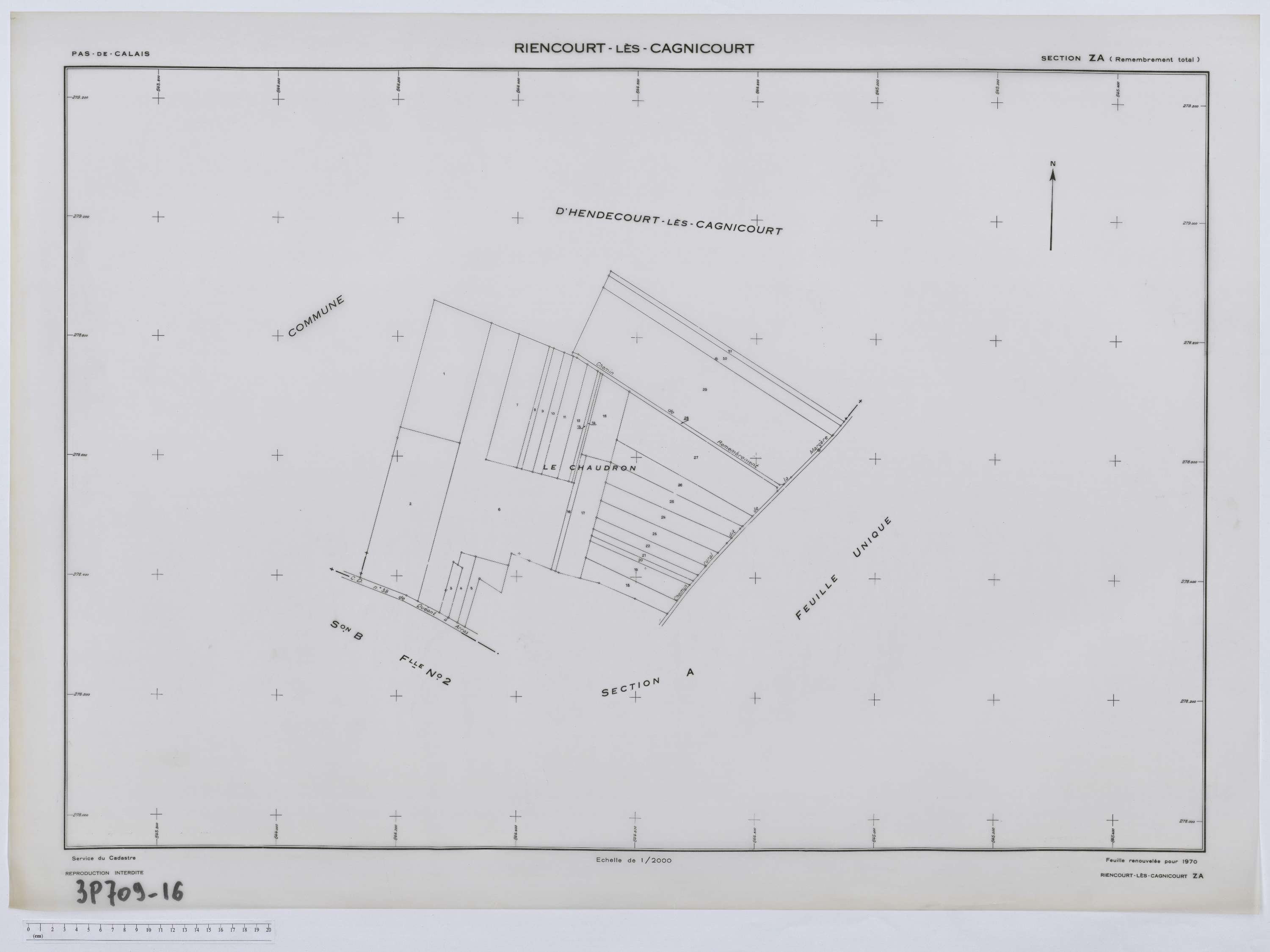Riencourt-lès-Cagnicourt - Section ZA.